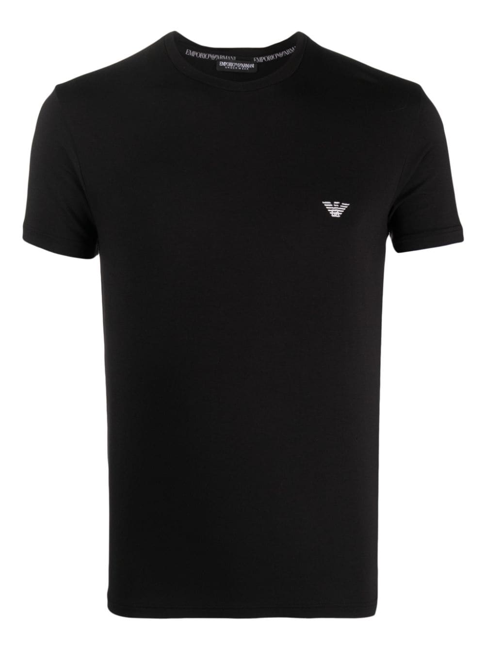 Emporio Armani T-shirts and Polos Black