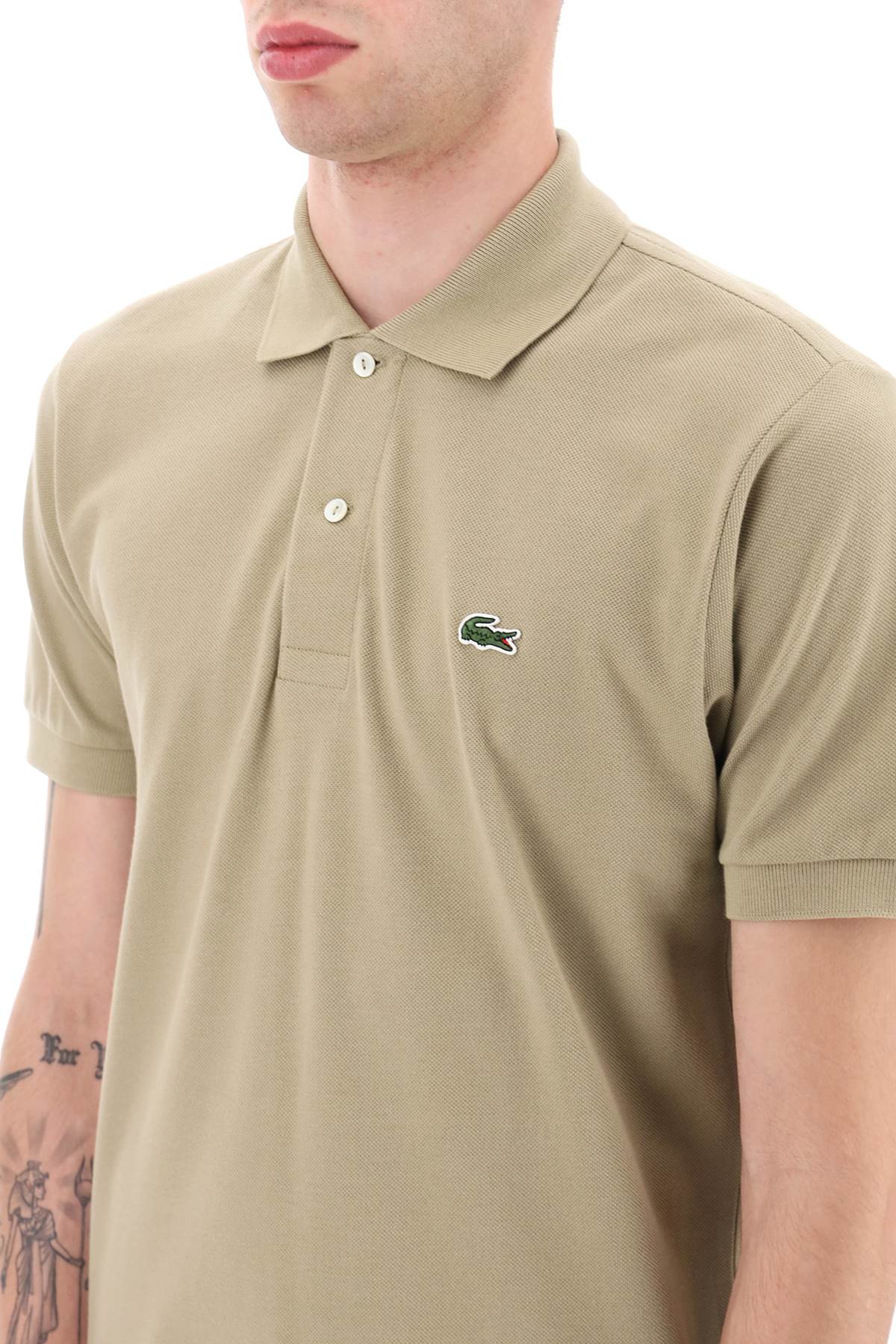 Lacoste cotton piquet polo