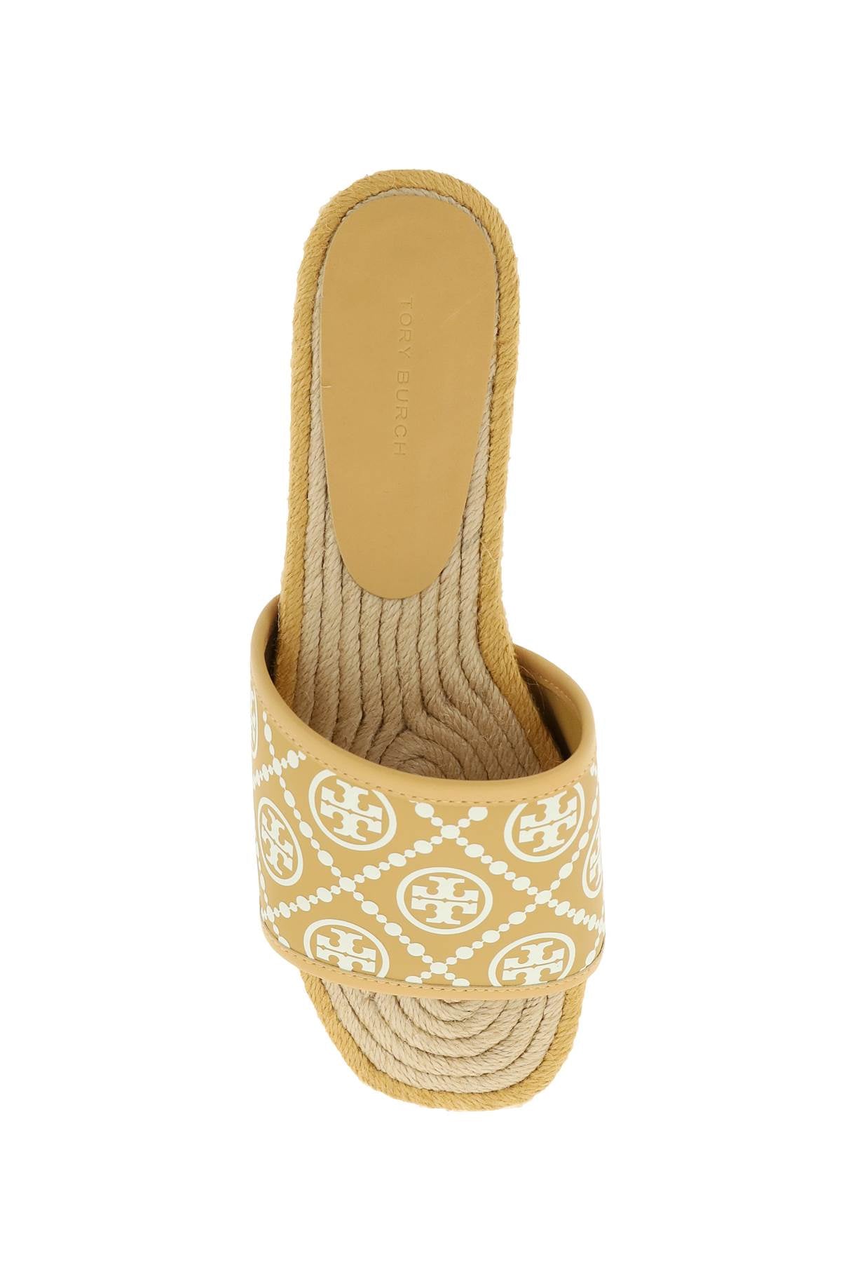 Tory burch t monogram slides