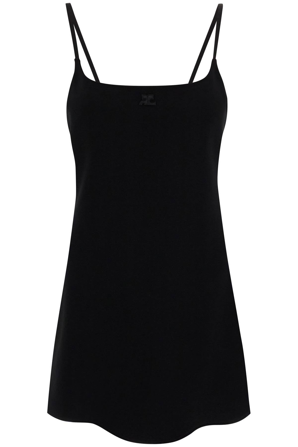 Courreges crepe mini dress