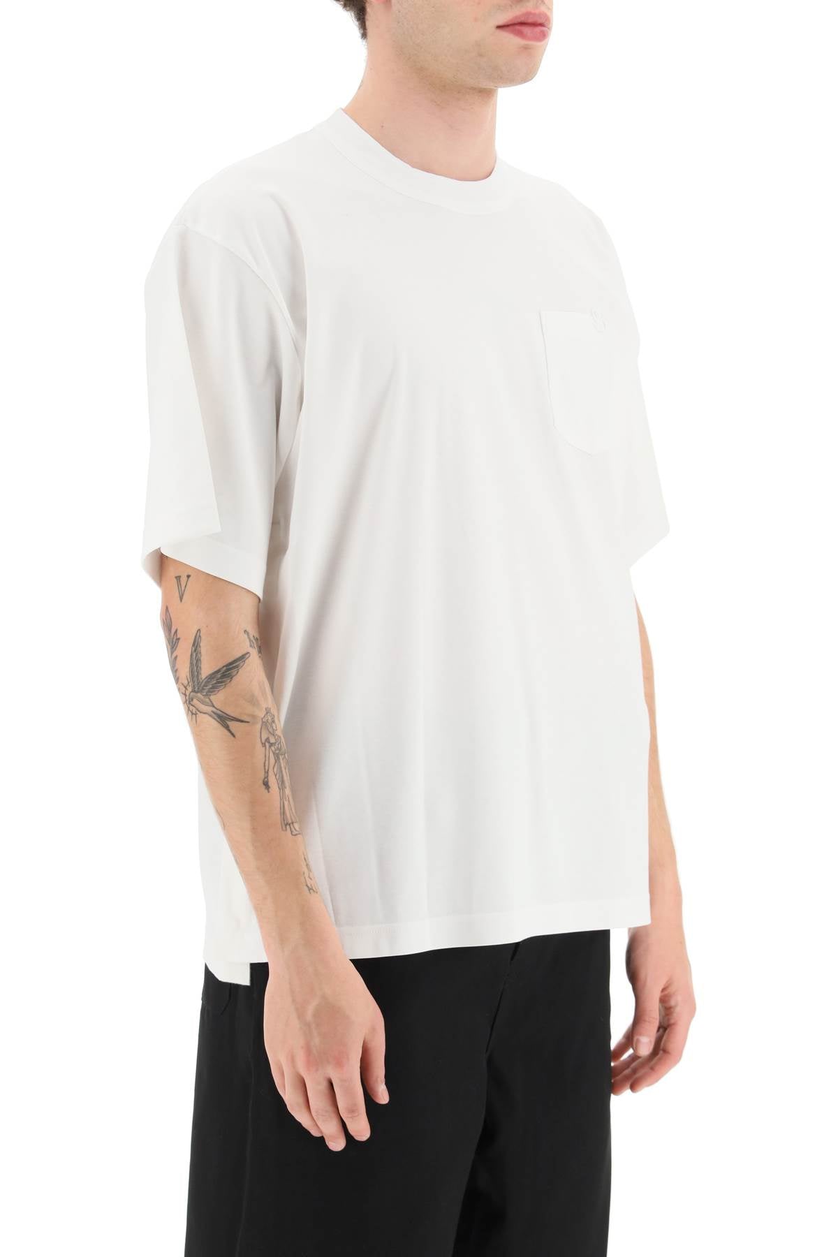 Sacai oversized t-shirt with chest pocket