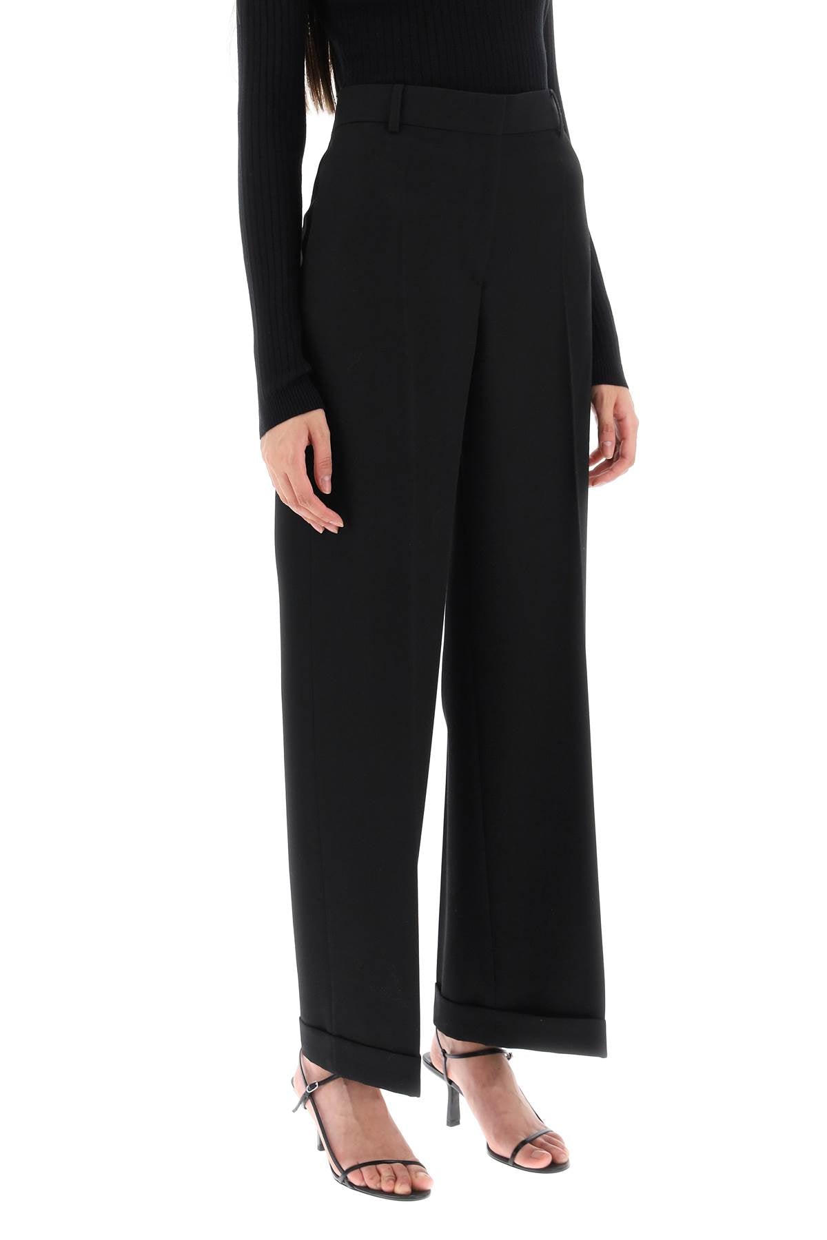 Toteme cuffed straight trousers