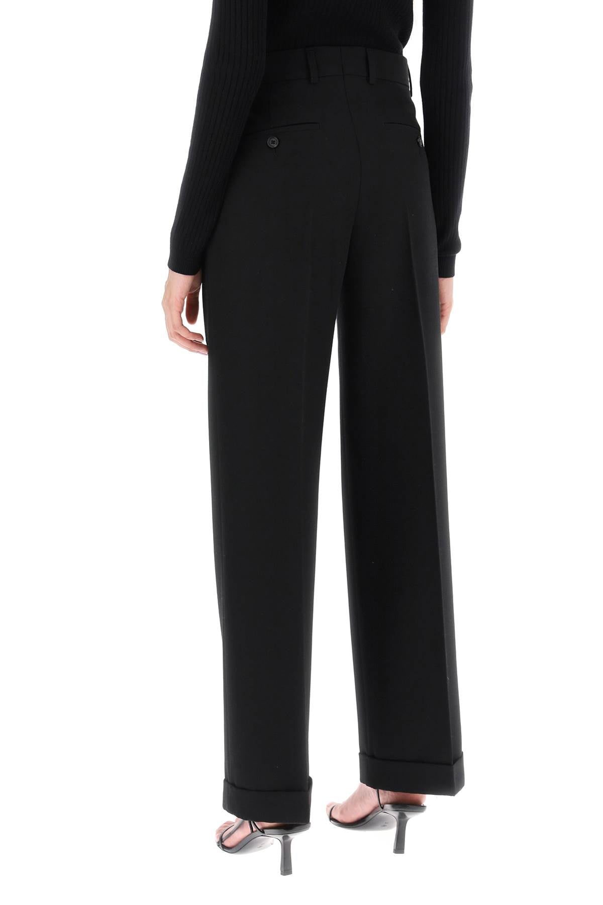 Toteme cuffed straight trousers