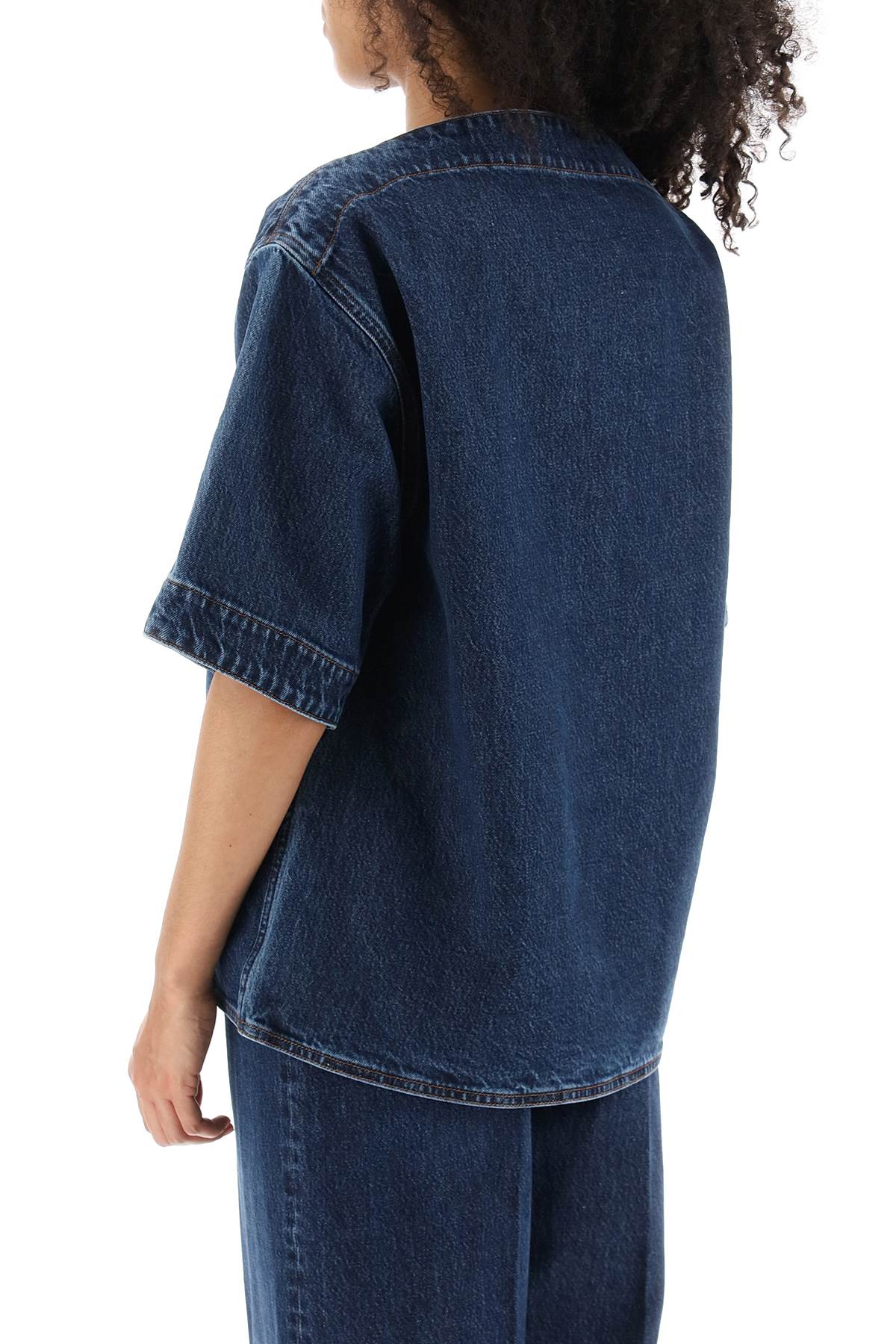 Toteme boxy denim top