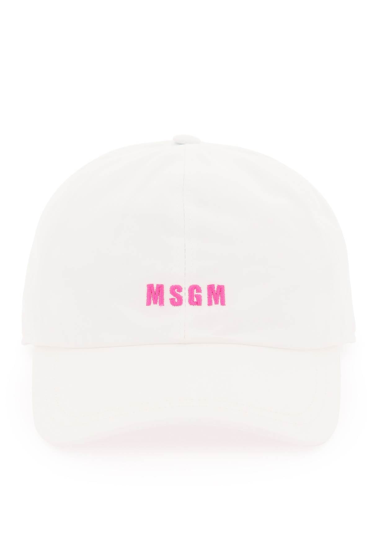 Msgm fluo logo baseball cap