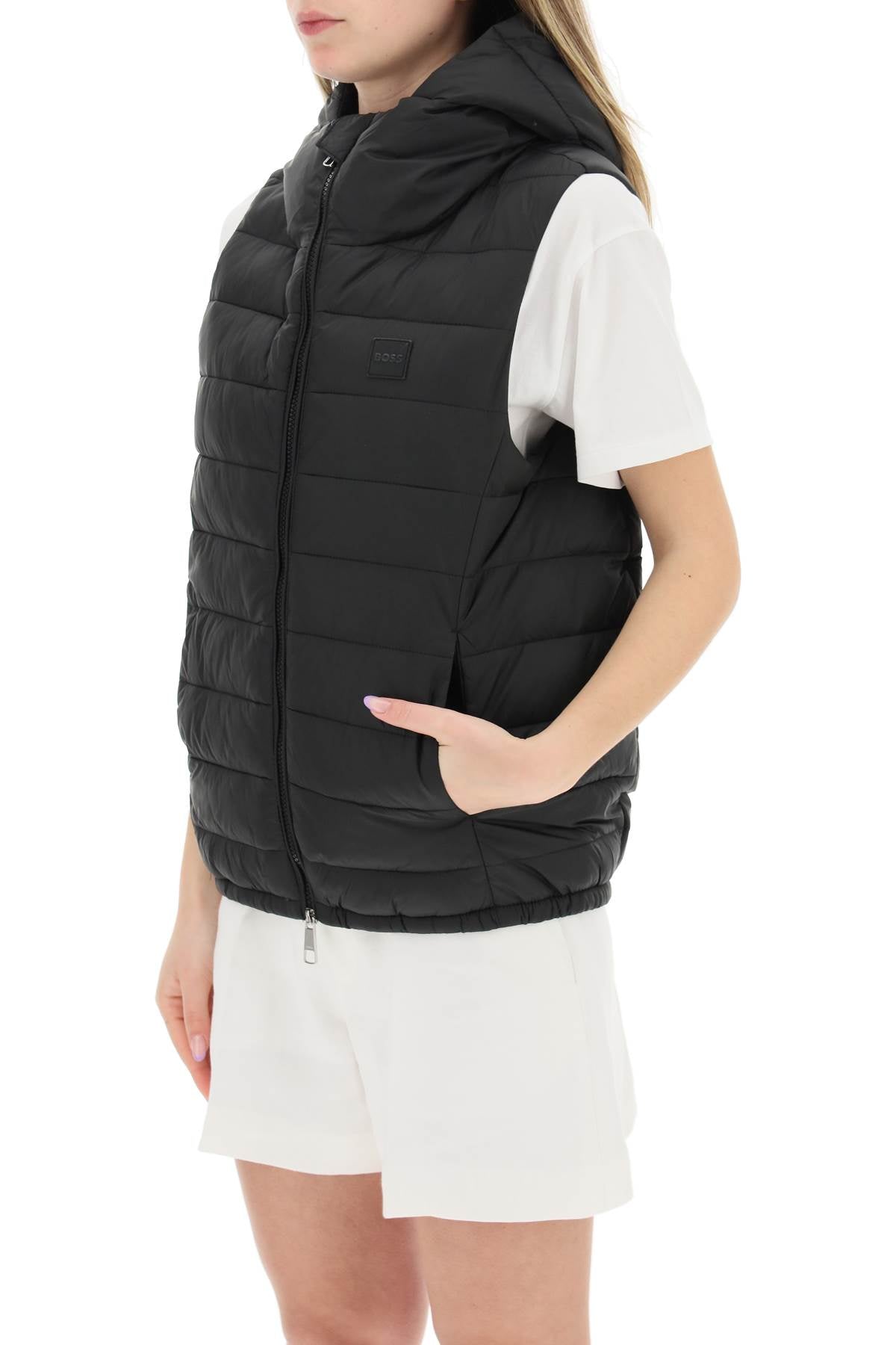 Boss hooded vest