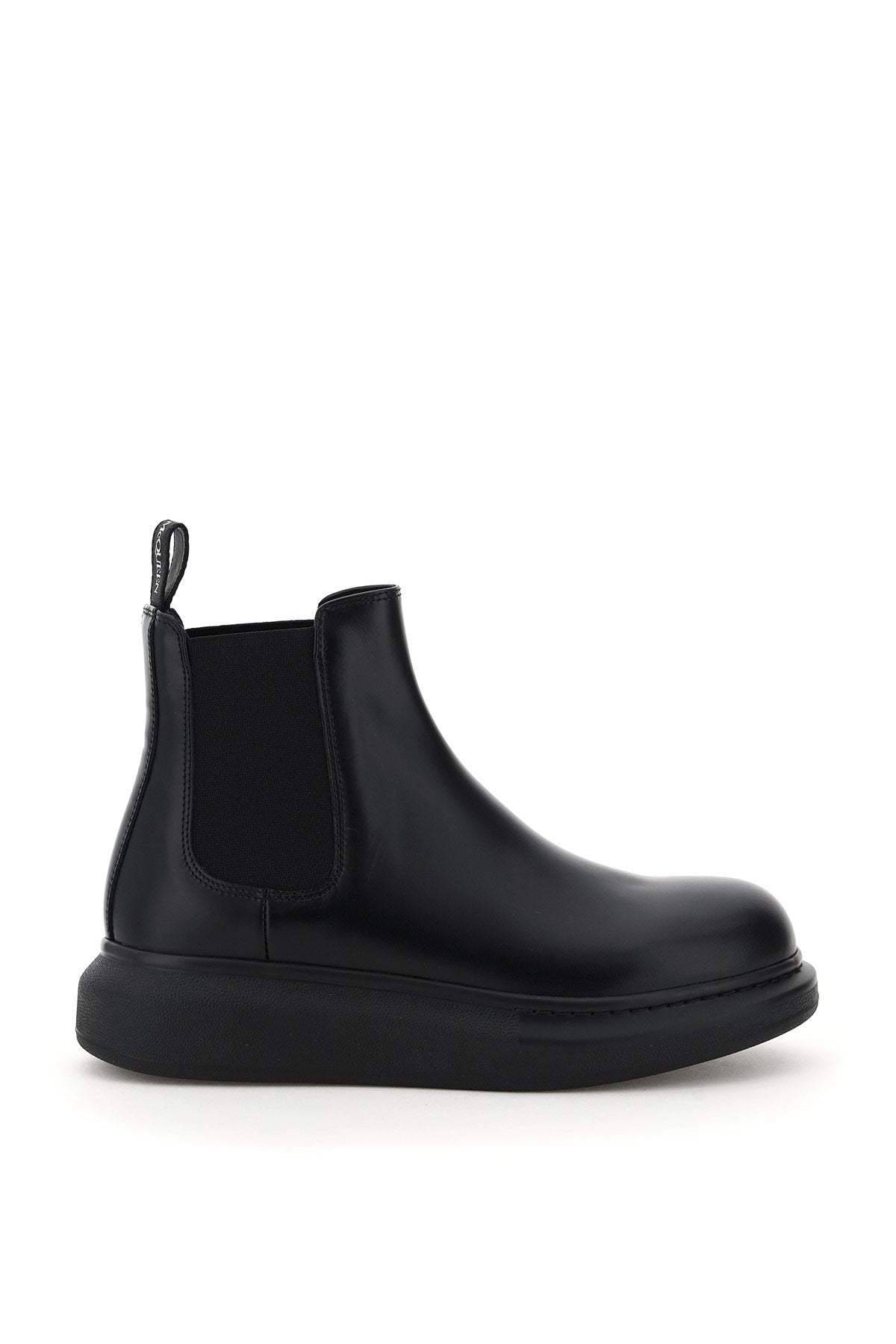 Alexander mcqueen leather chelsea boots