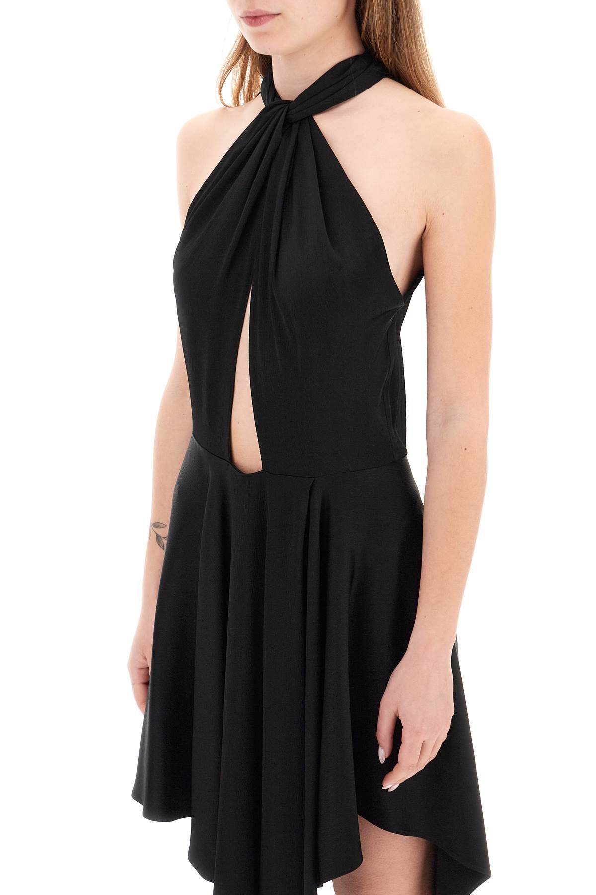 Stella mccartney asymmetrical dress with halterneck