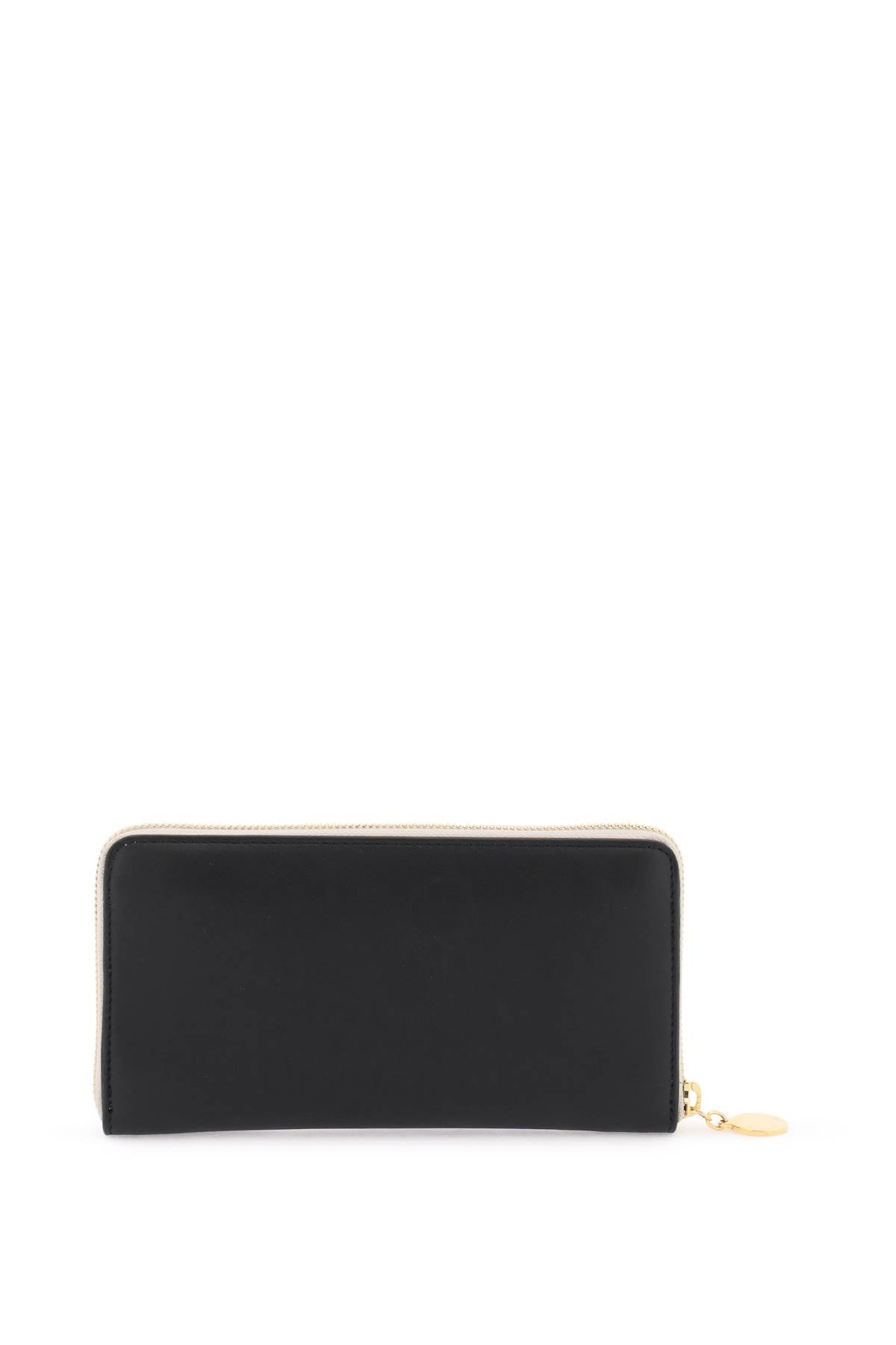Stella mccartney faux leather zip-around wallet