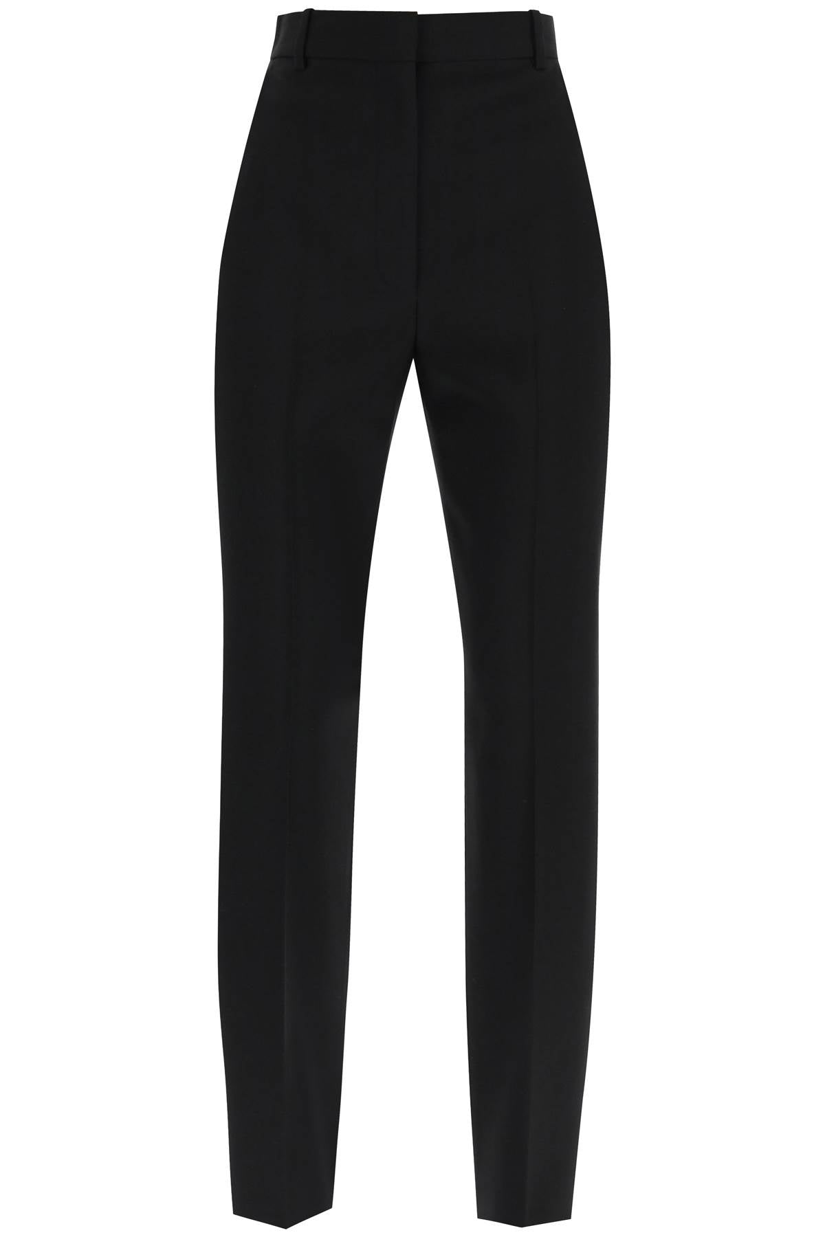 Alexander mcqueen high-waisted cigarette trousers