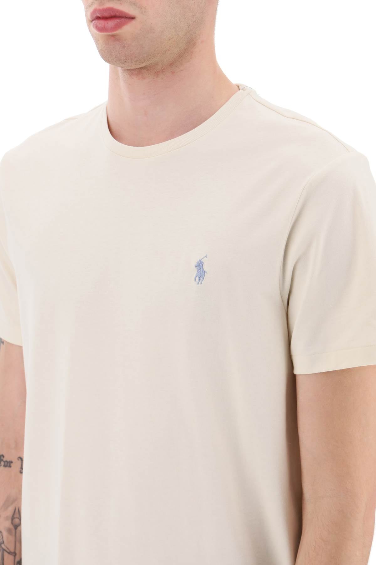 Polo ralph lauren custom slim fit t-shirt with logo - ALPHA PANTHEON Opulencia Elegante | Unveiling the Premier Destination for Designer Fashion & Luxury Apparel