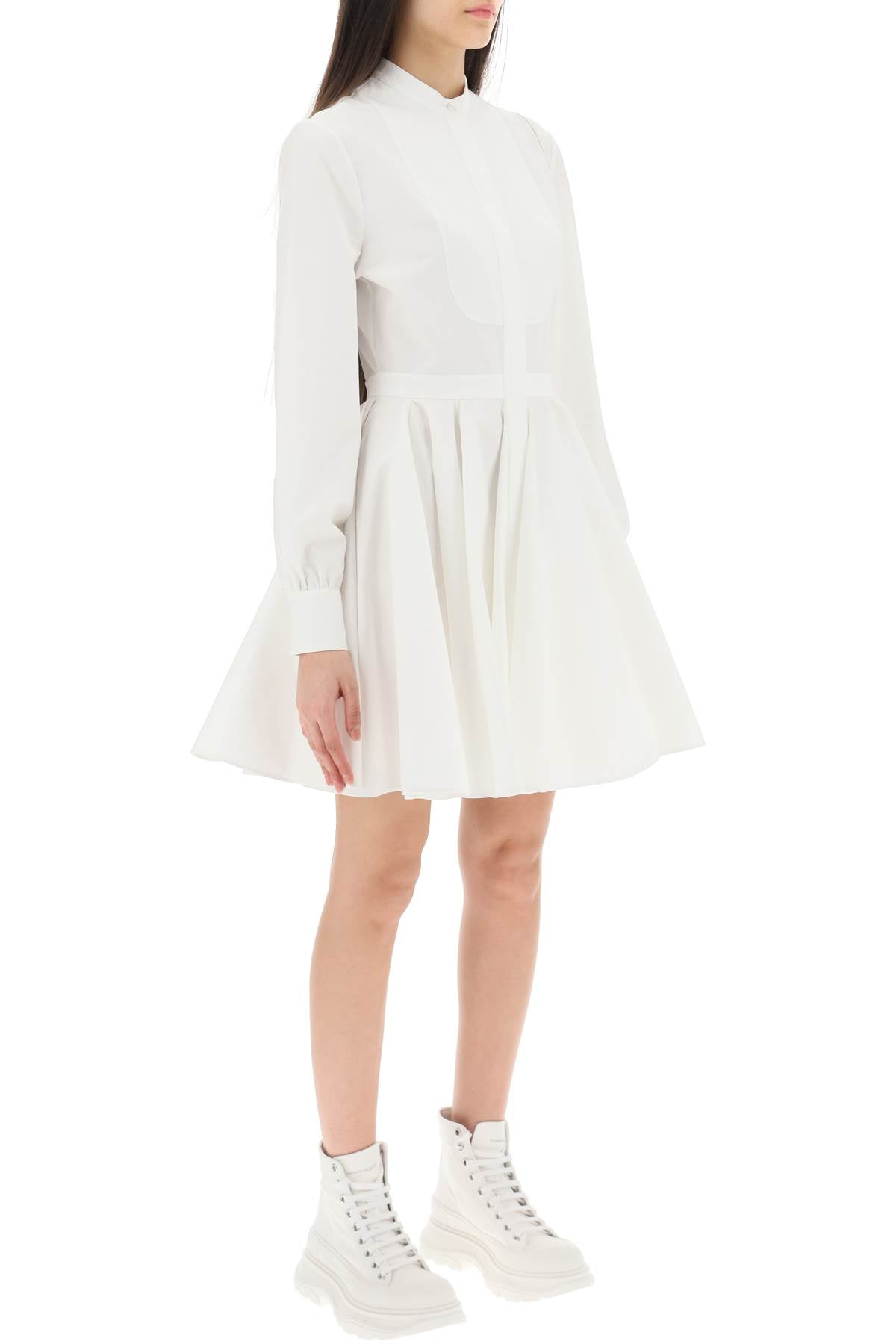 Alexander mcqueen poplin shirt dress