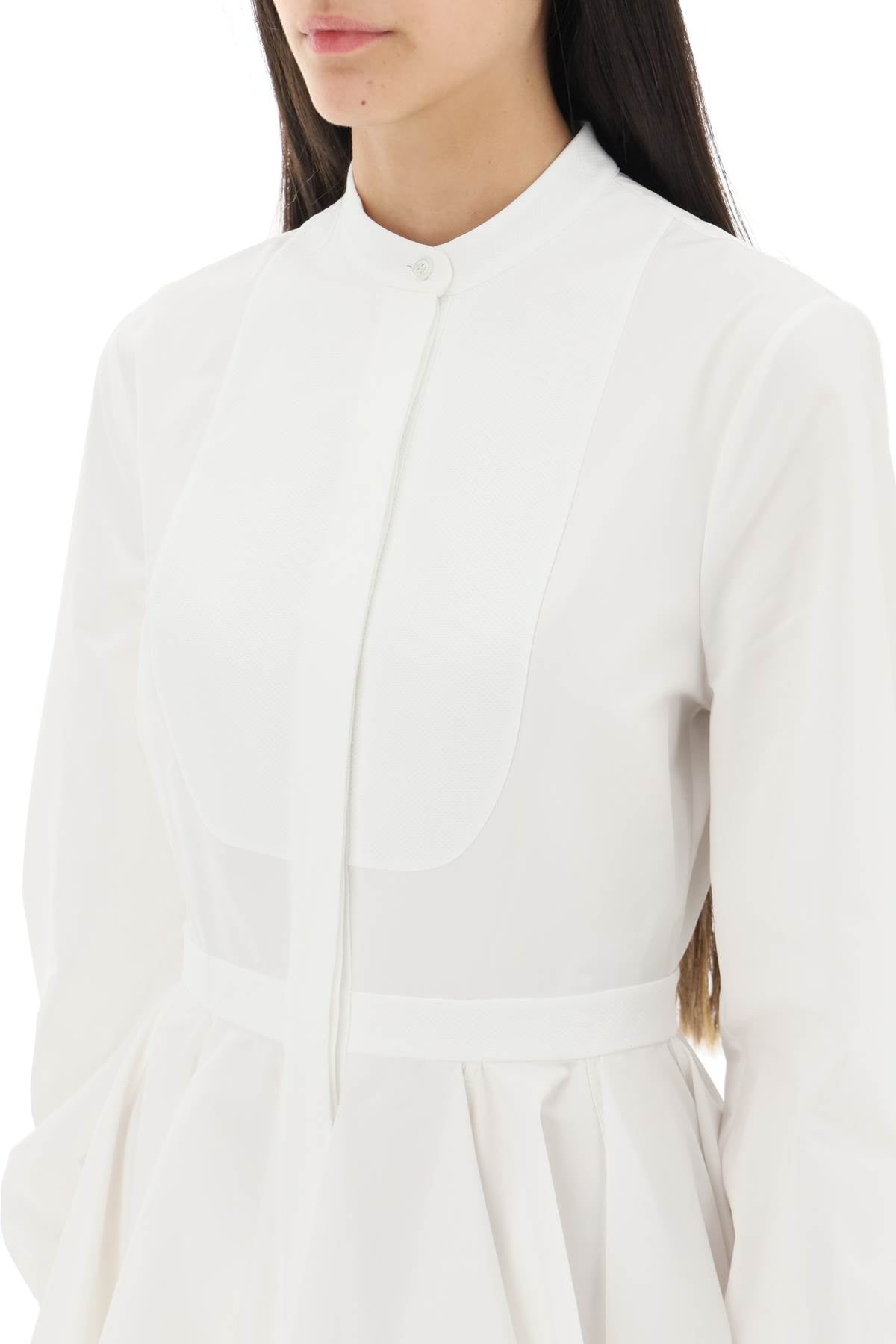 Alexander mcqueen poplin shirt dress