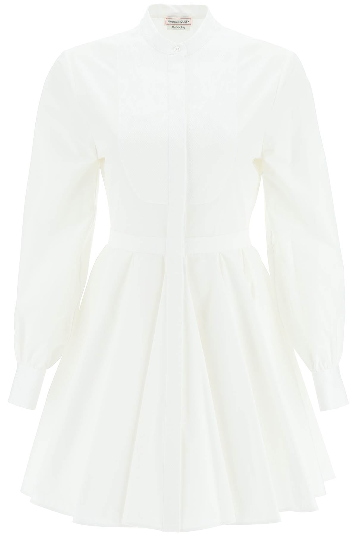 Alexander mcqueen poplin shirt dress