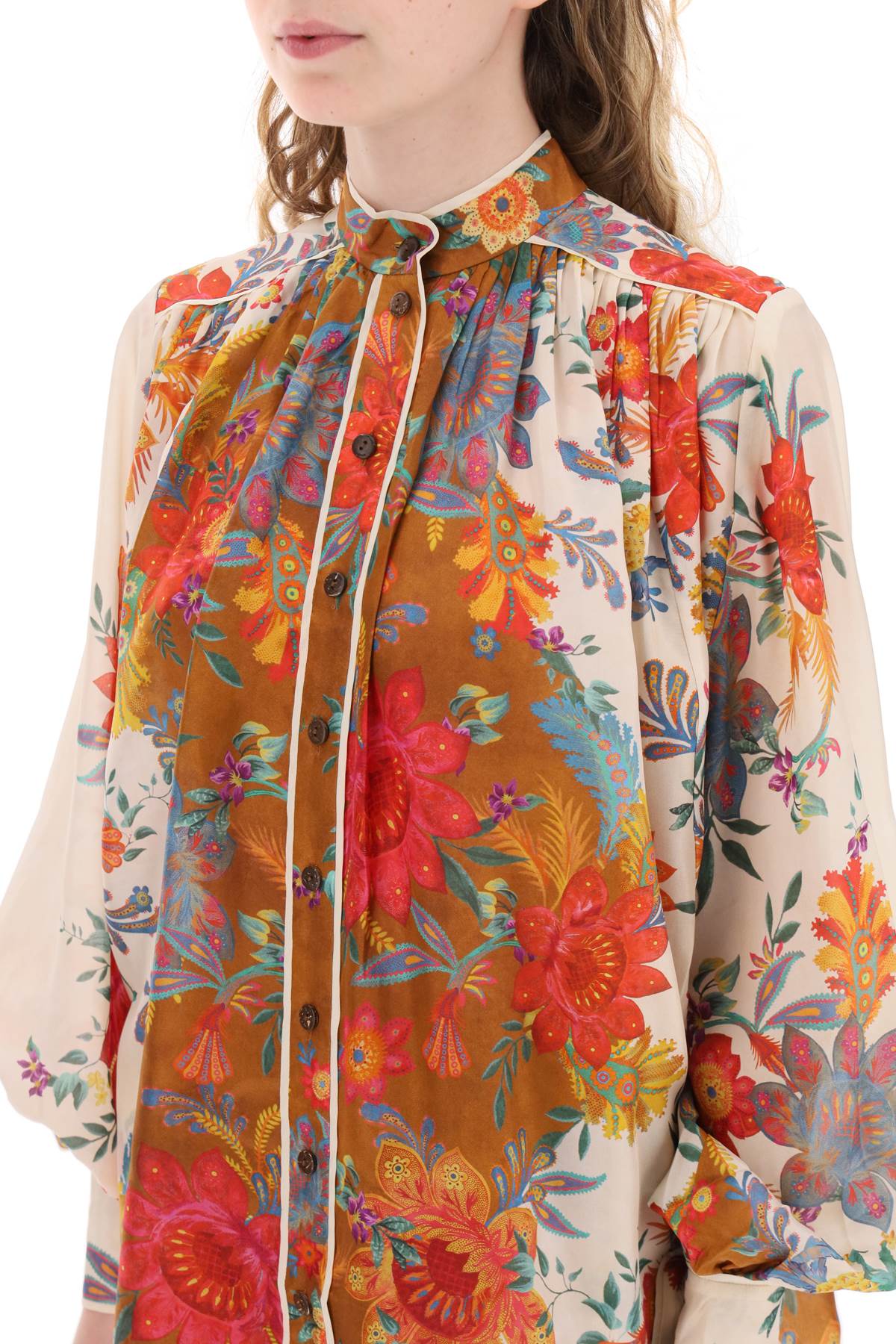 Zimmermann 'ginger' blouse with floral motif