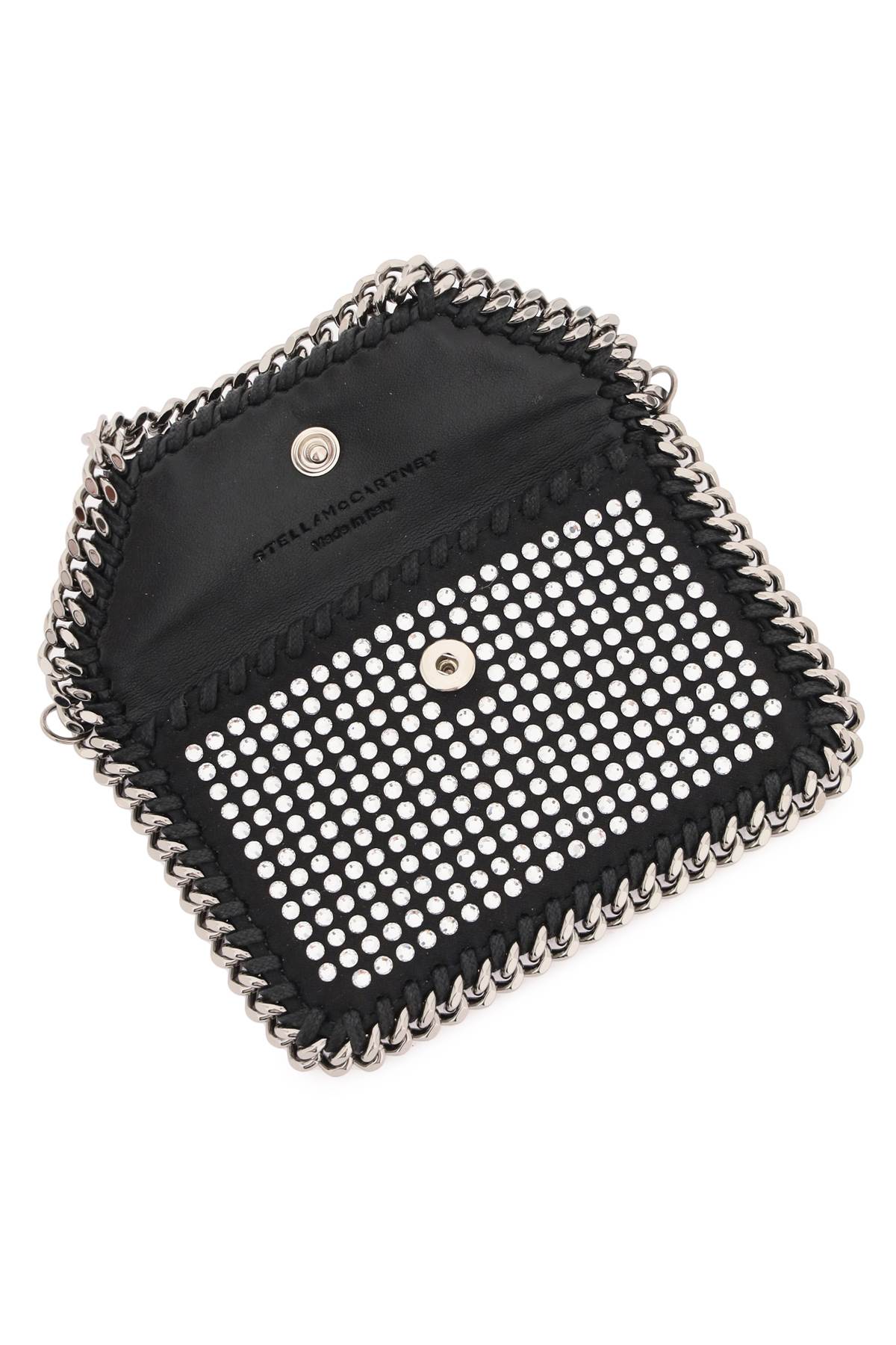 Stella mccartney 'falabella' cardholder with crystals