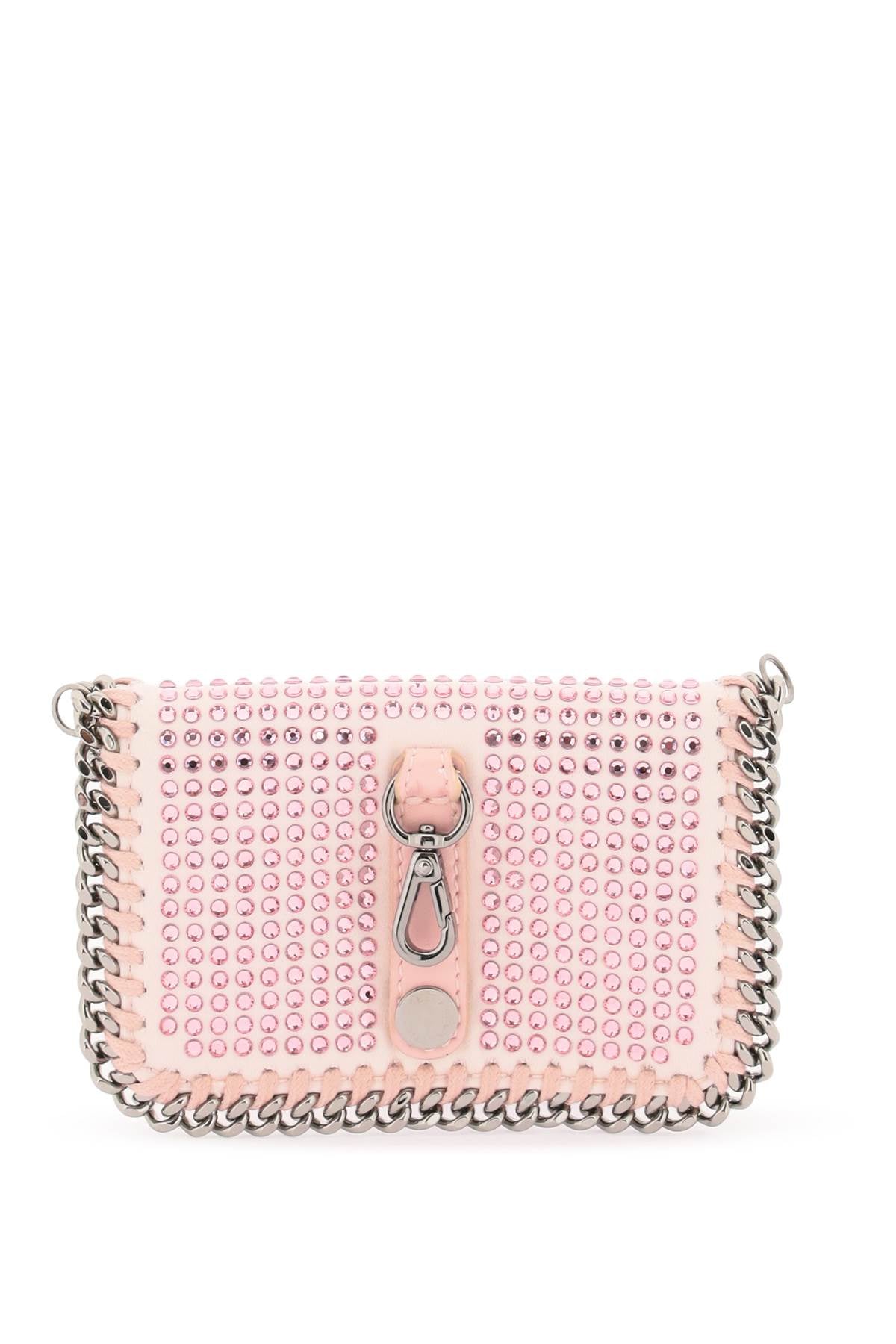 Stella mccartney 'falabella' cardholder with crystals