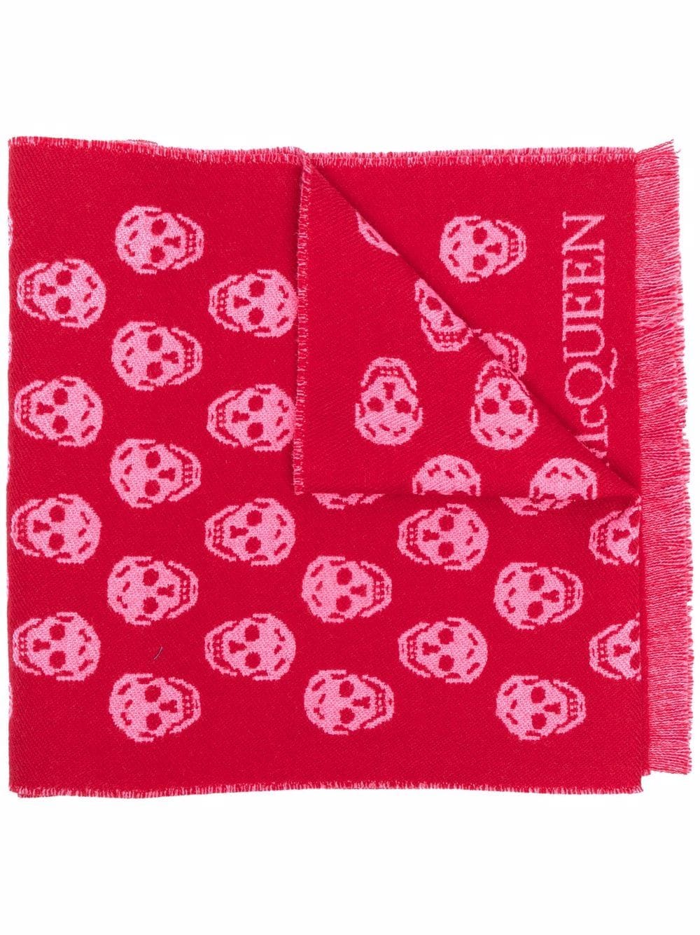 Alexander McQueen Scarfs Red