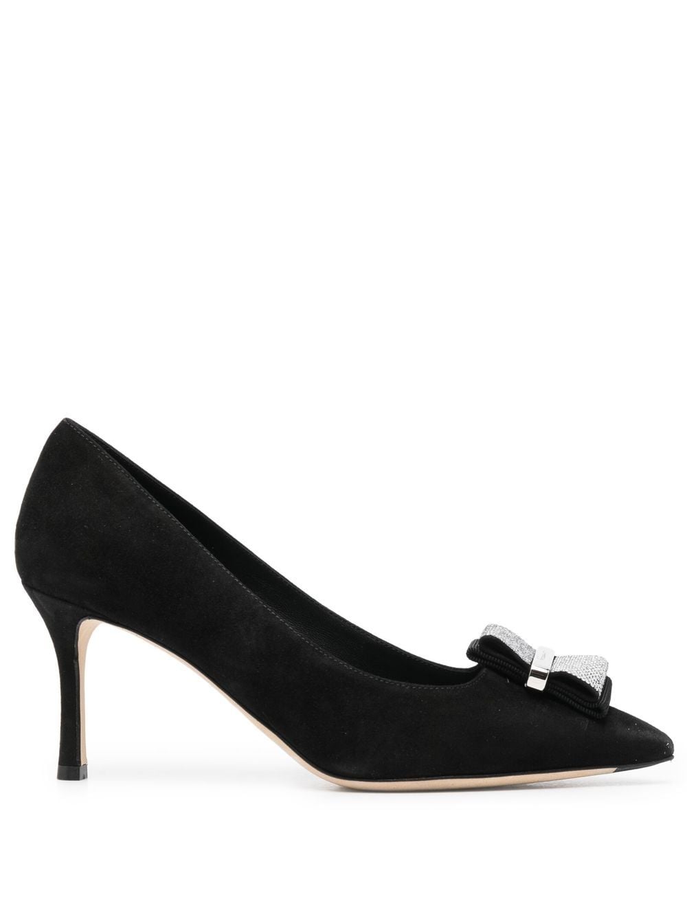 Ferragamo With Heel Black