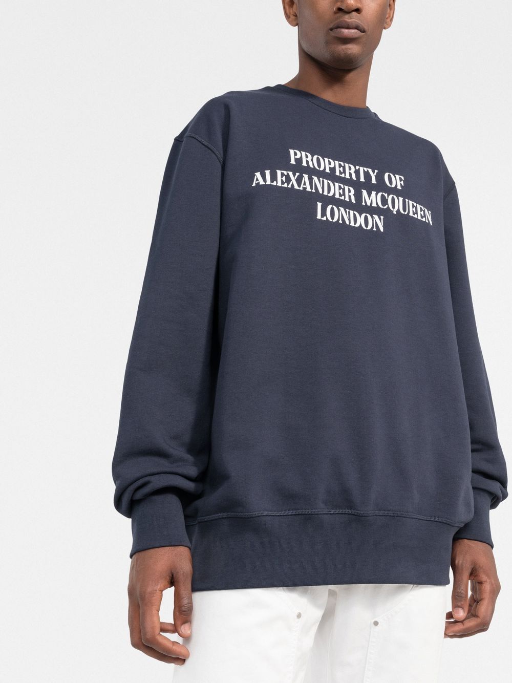 Alexander McQueen Sweaters Blue