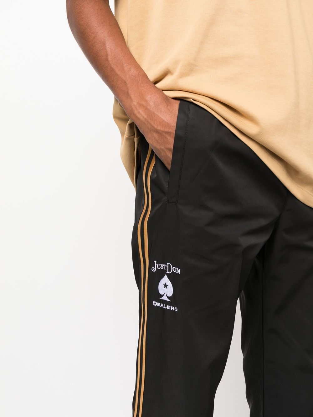 JUST DON Trousers Black