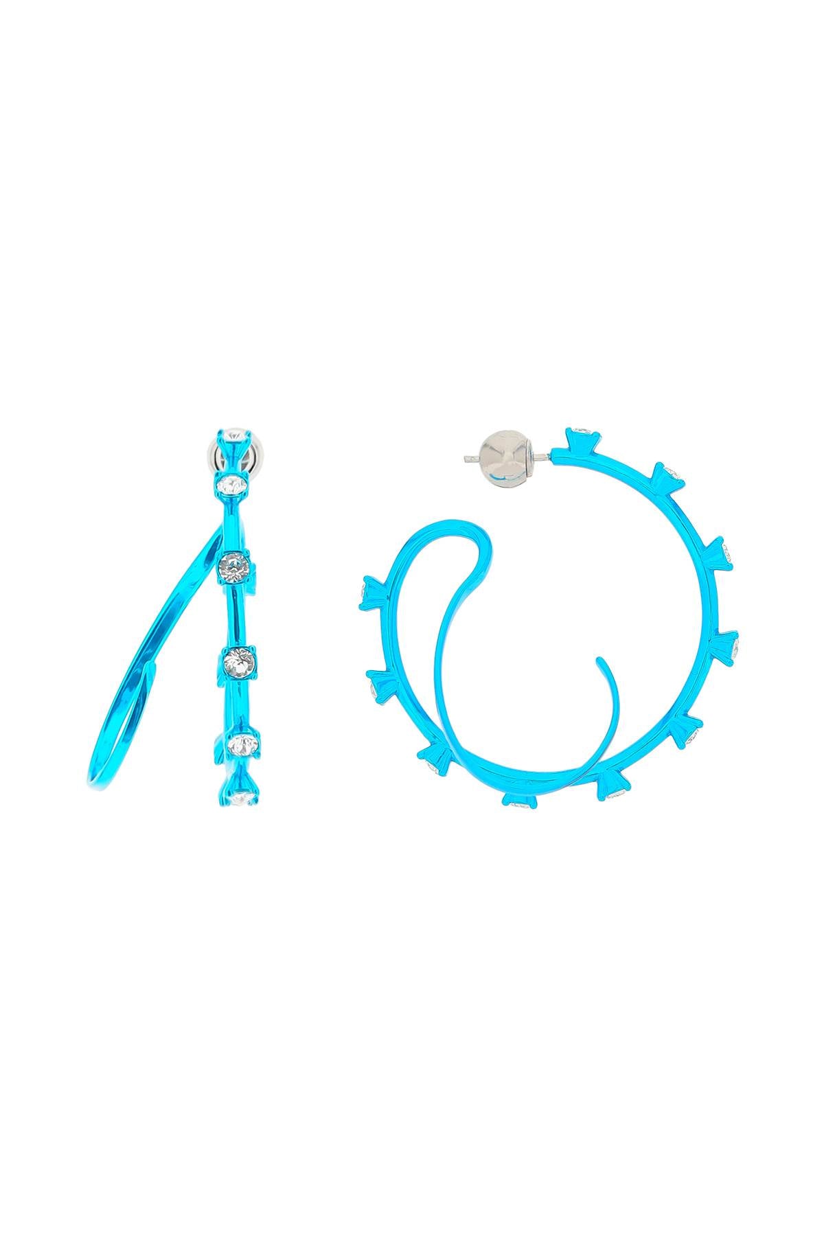 Panconesi crystal mini upside down hoops