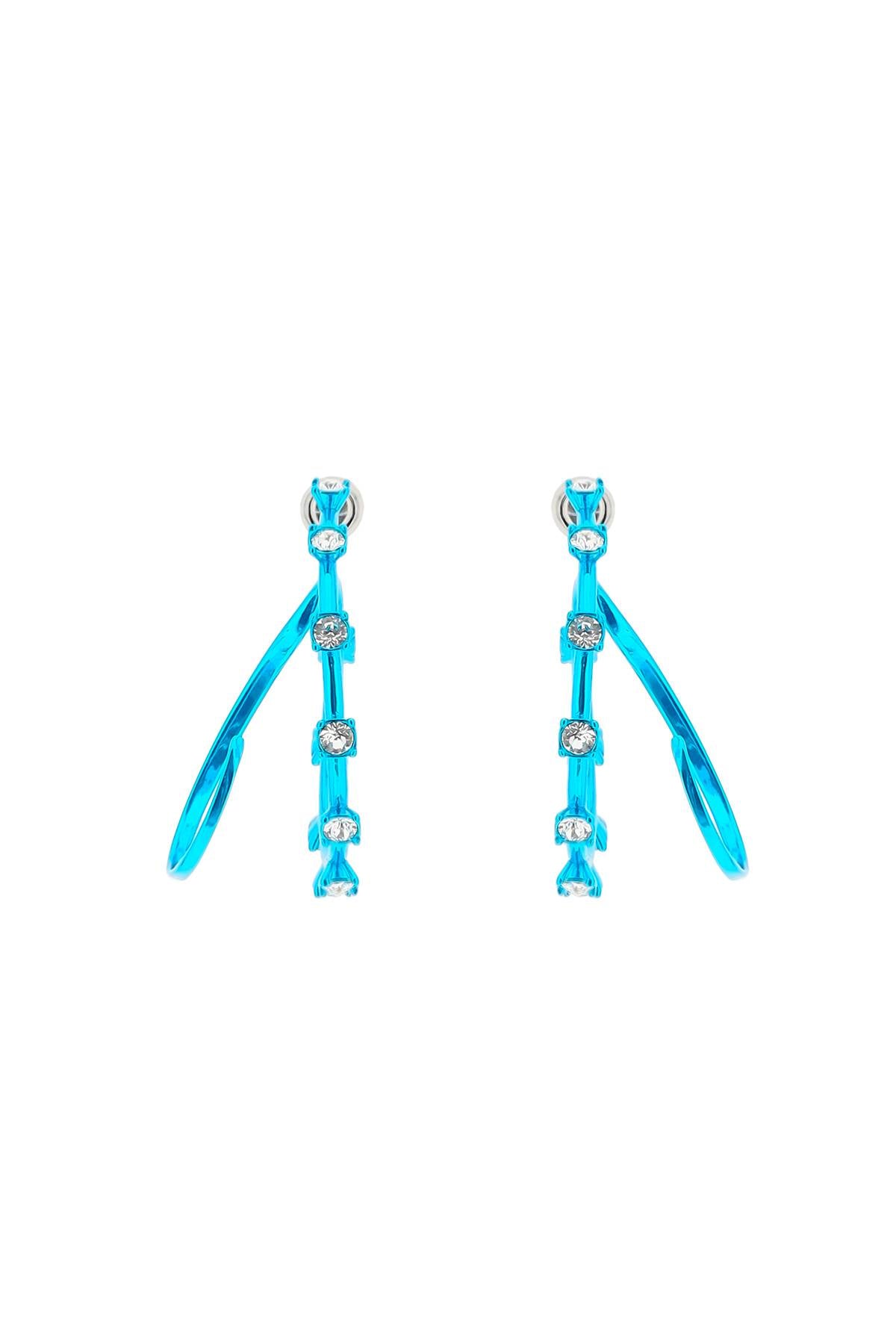 Panconesi crystal mini upside down hoops