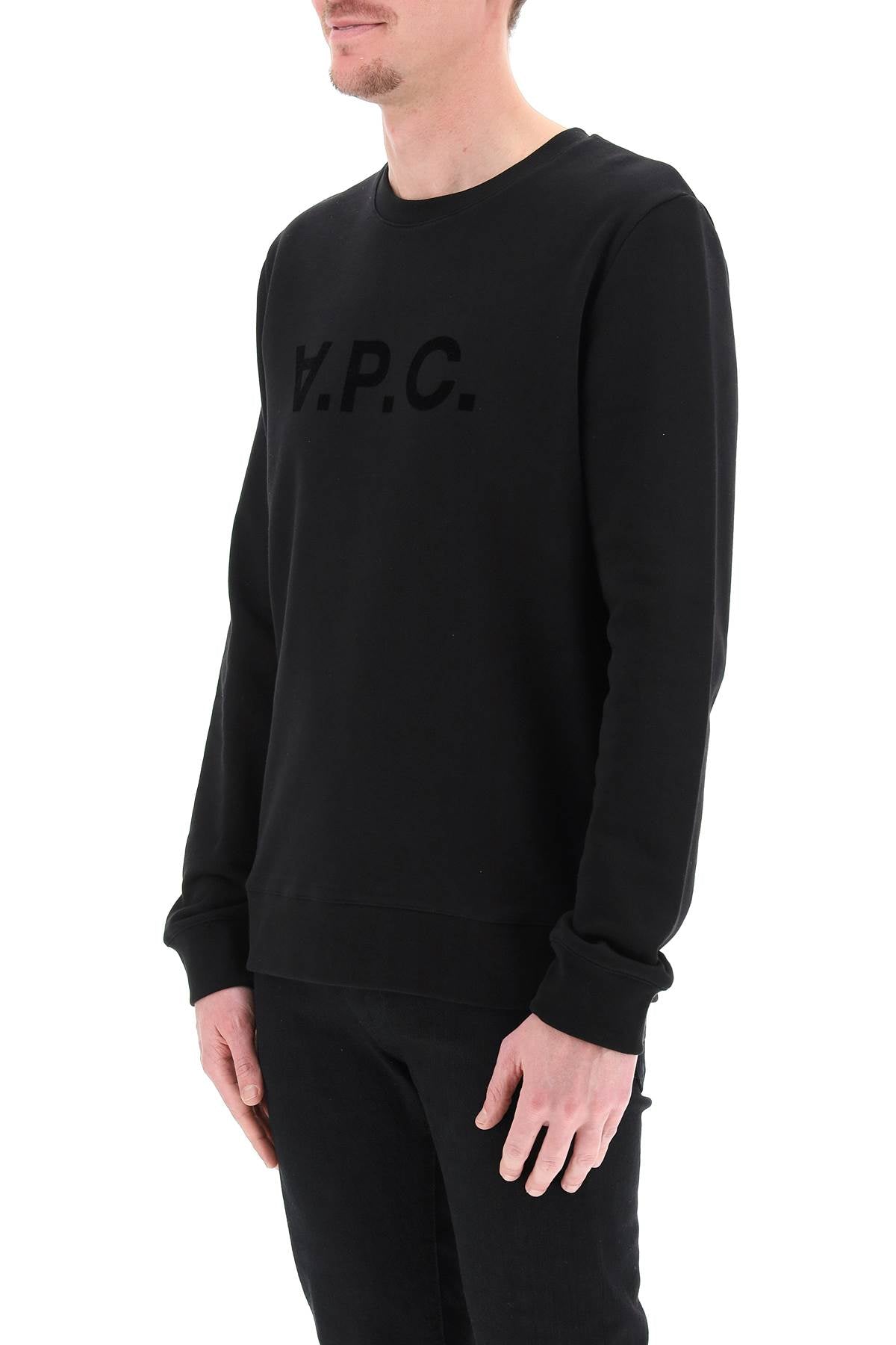 A.p.c. flock v.p.c. logo sweatshirt