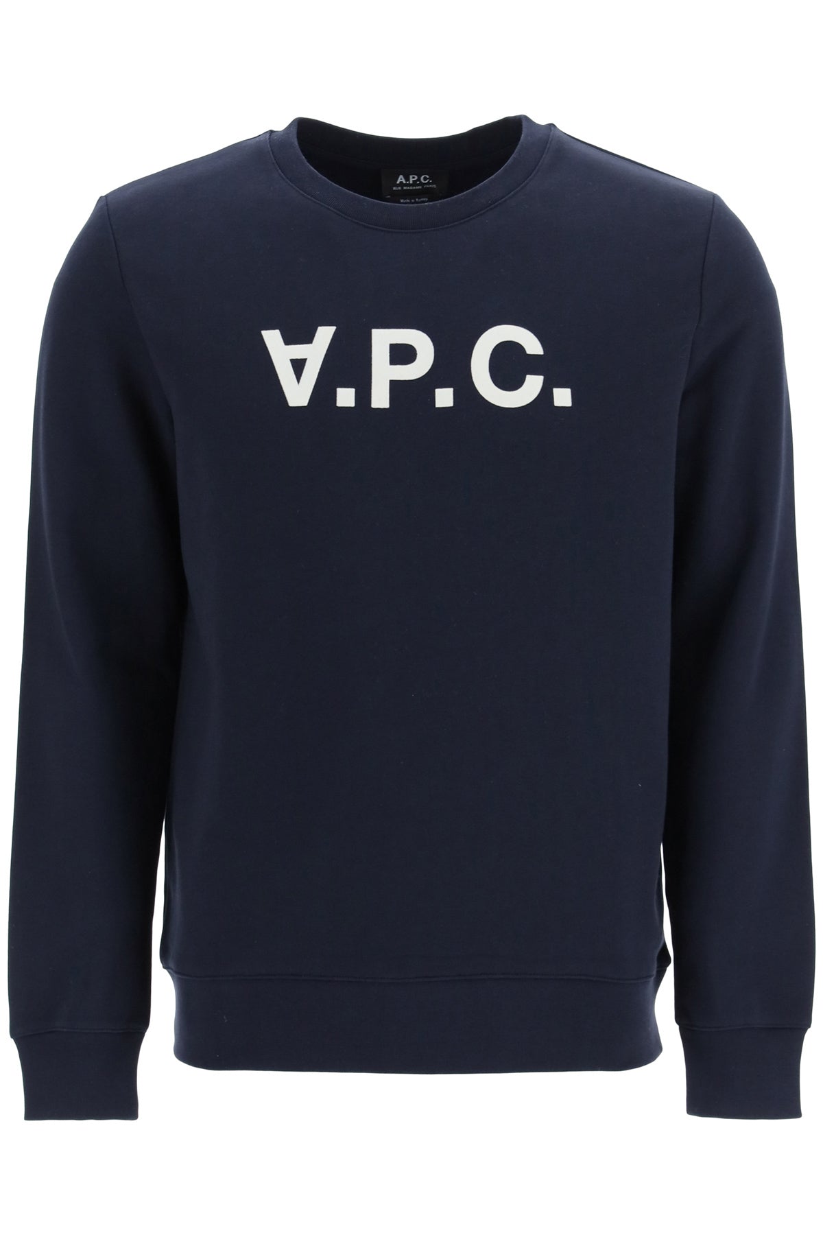 A.p.c. v.p.c. flock logo sweatshirt