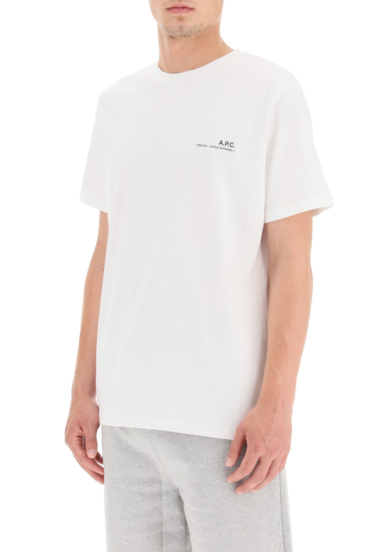 A.p.c. a.p.c. item 001 logo print t-shirt