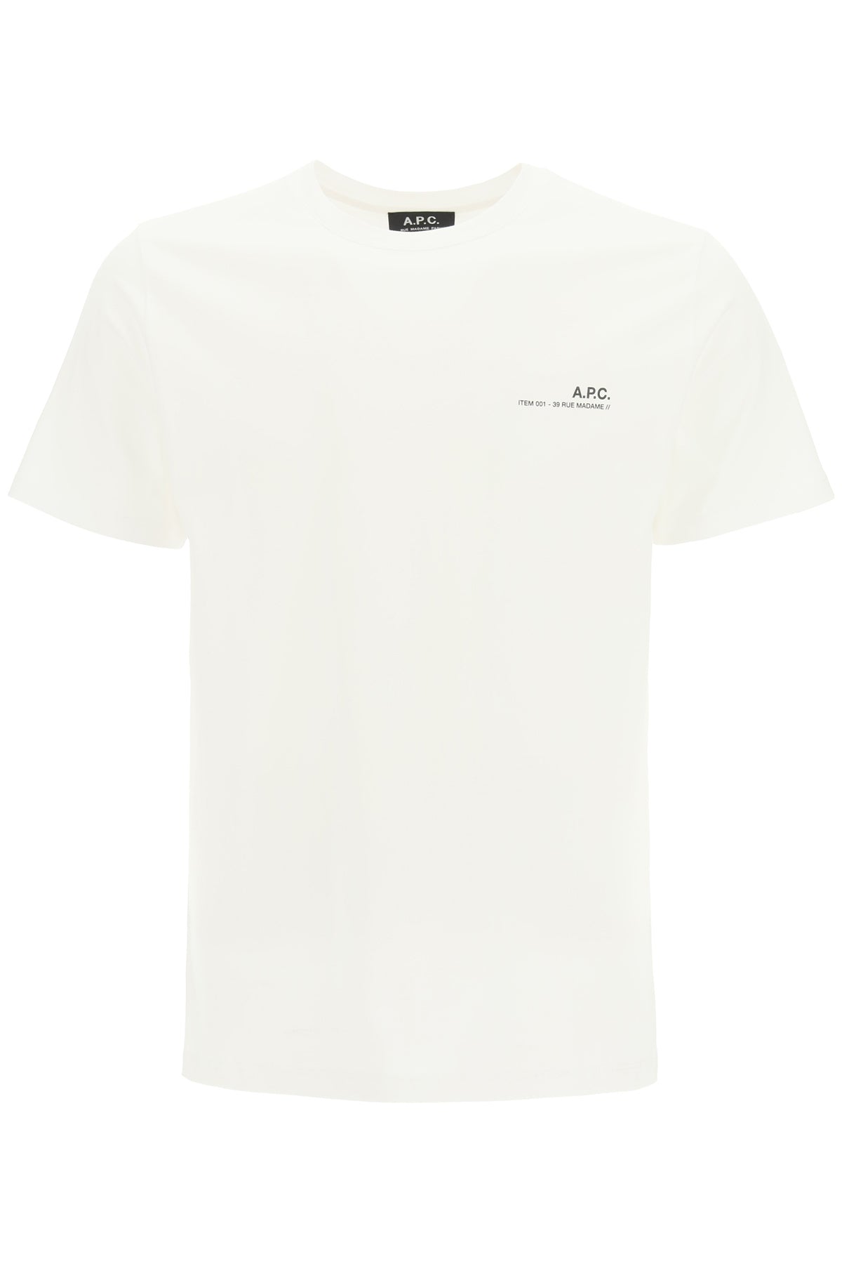 A.p.c. a.p.c. item 001 logo print t-shirt