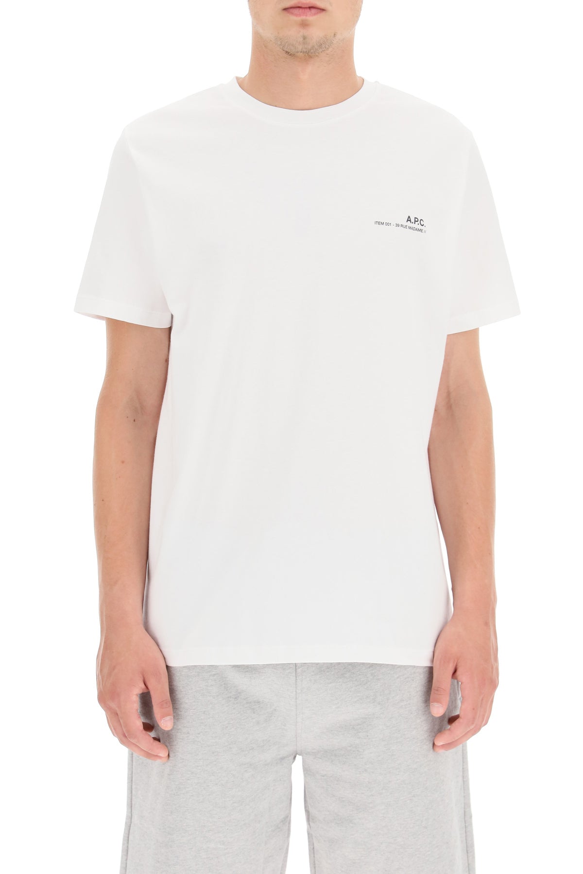 A.p.c. a.p.c. item 001 logo print t-shirt