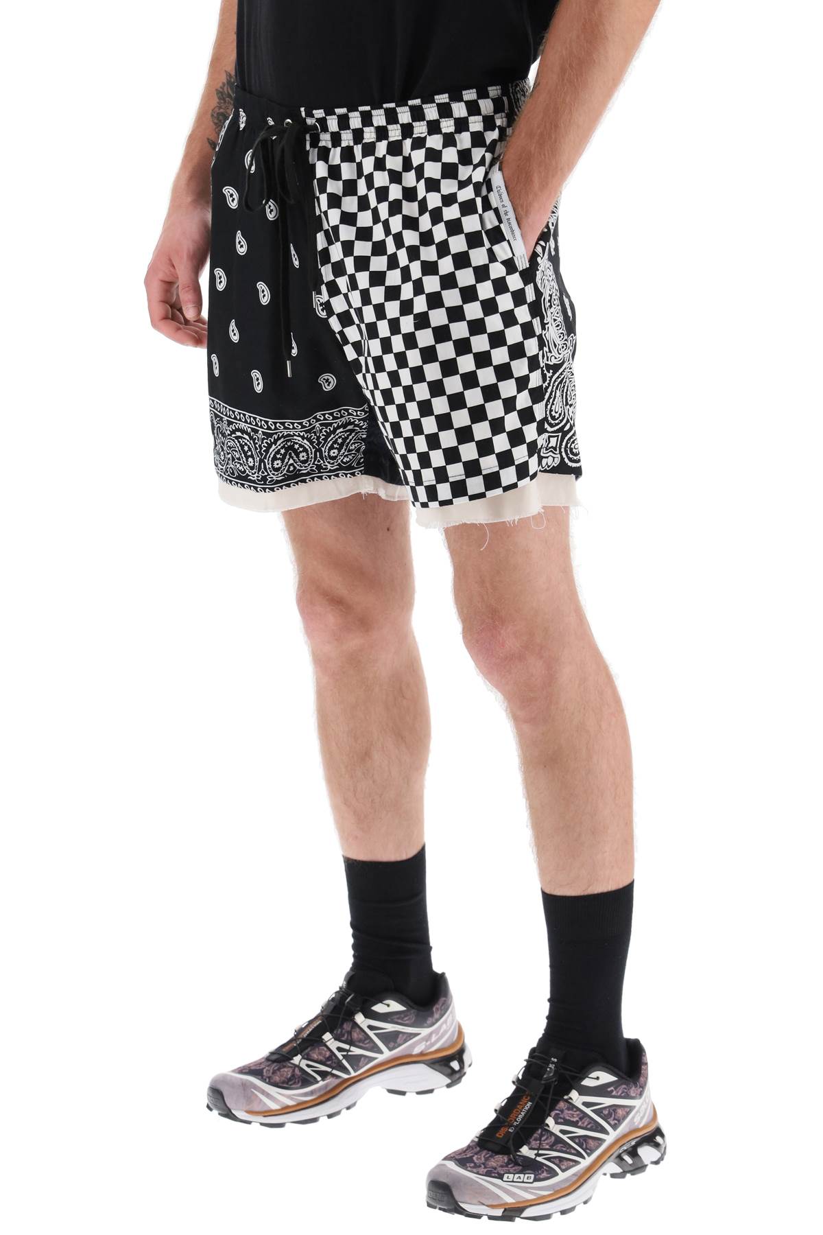 Children of the discordance bandana patchwork shorts - ALPHA PANTHEON Opulencia Elegante | Unveiling the Premier Destination for Designer Fashion & Luxury Apparel