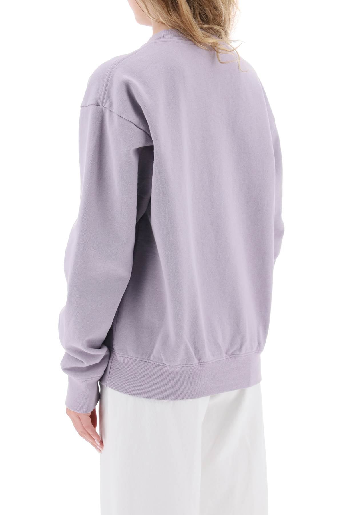 Sporty rich crew-neck sweatshirt with print