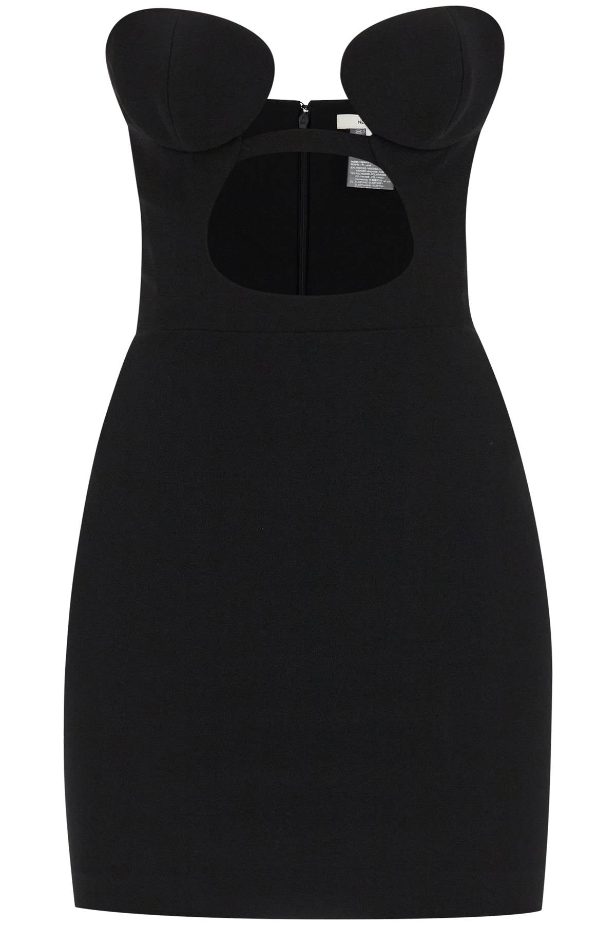 Nensi dojaka mini bustier dress with cut-out