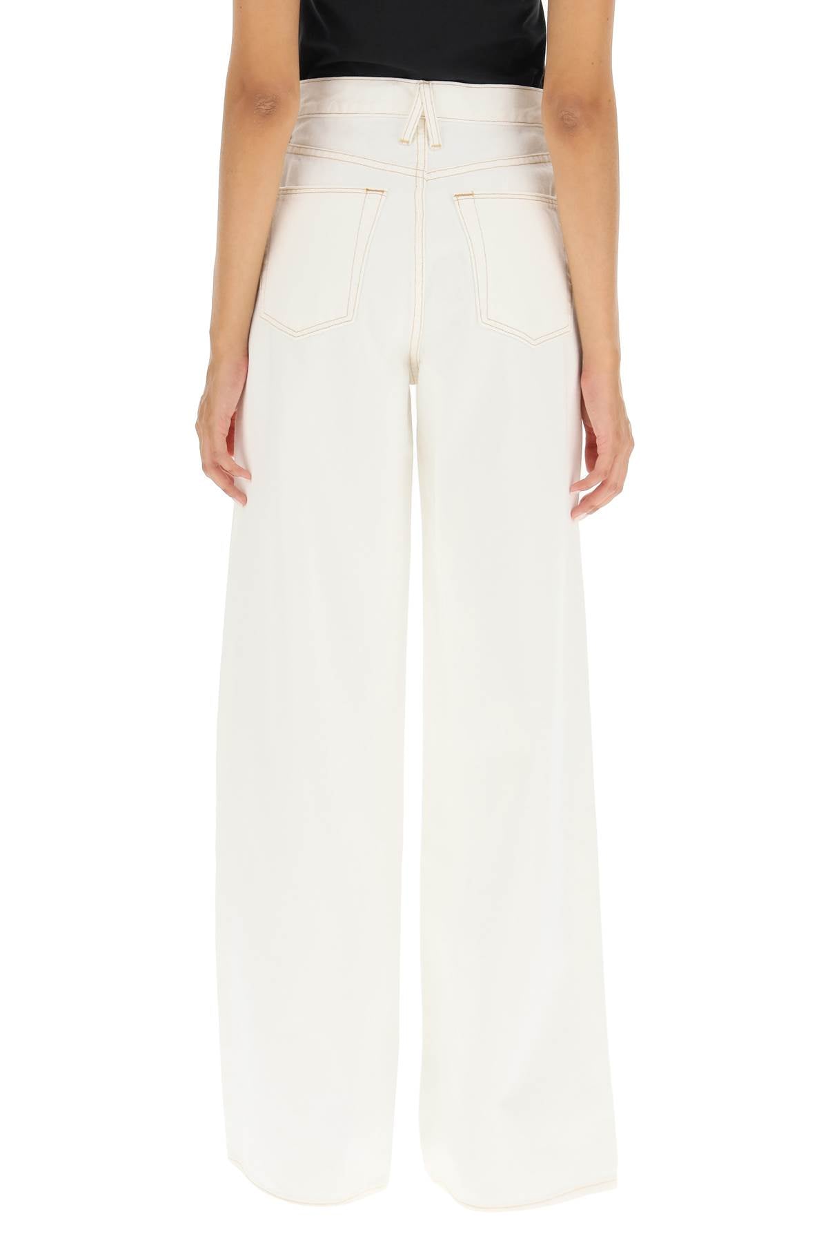 Slvrlake 'eva' wide leg high waist jeans