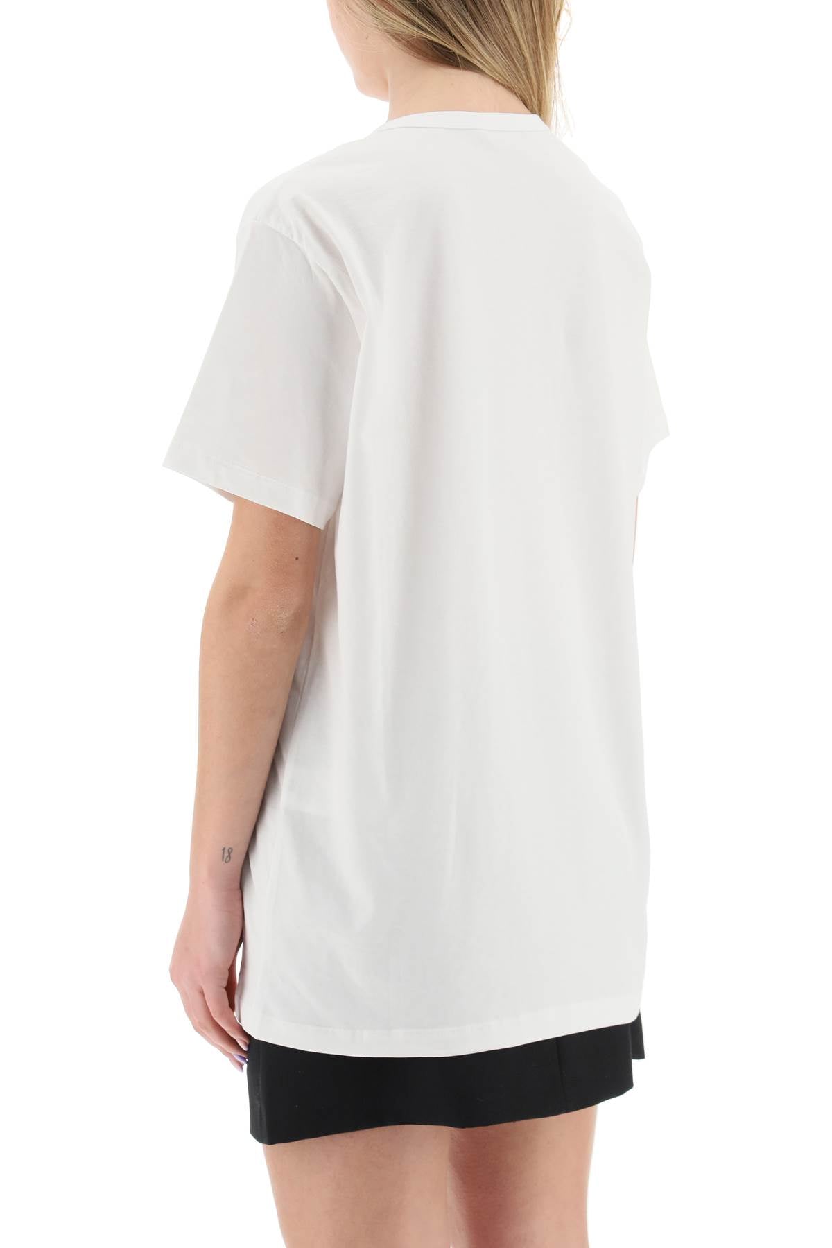 N.21 oversized t-shirt with logo print