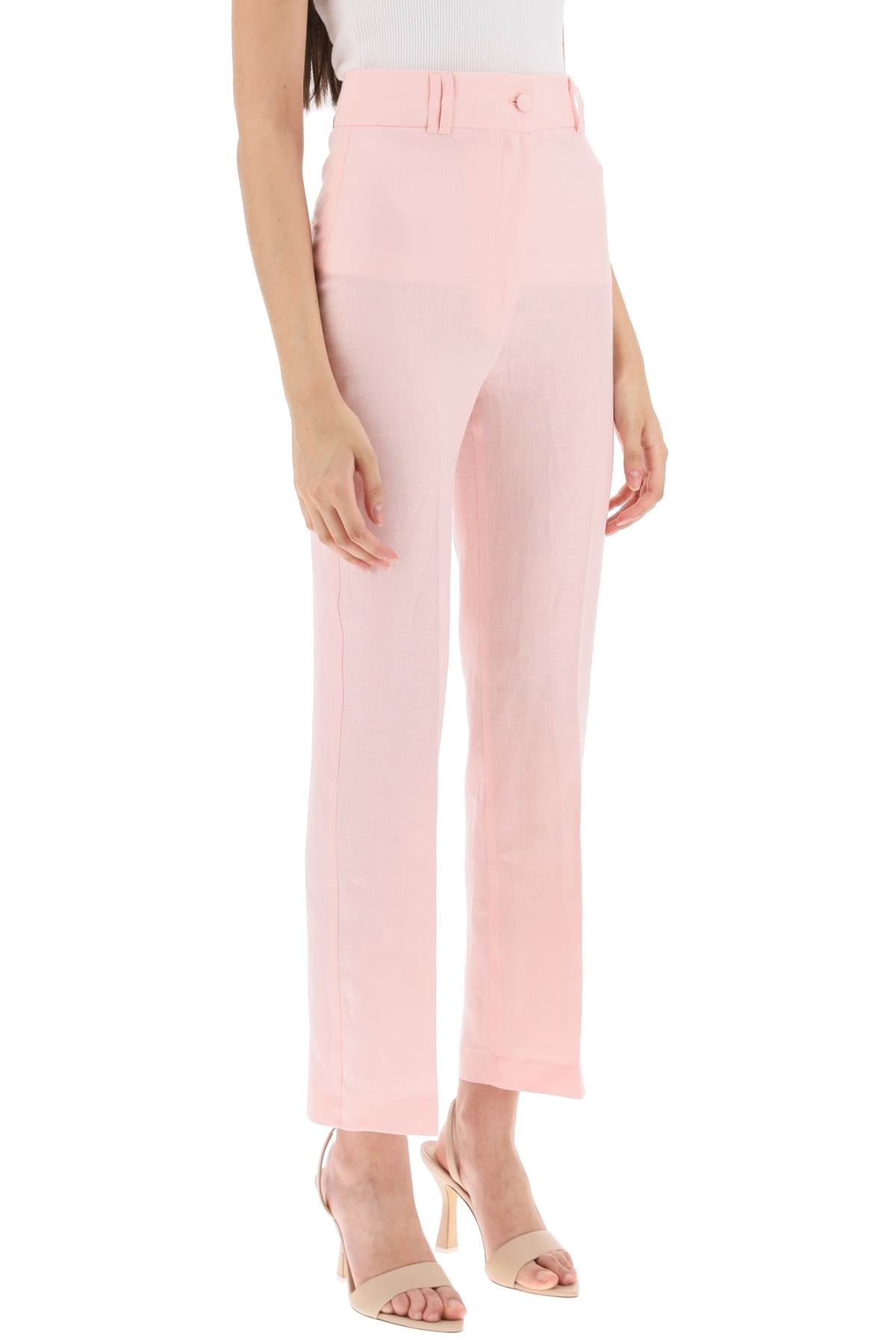 Hebe studio 'loulou' linen trousers