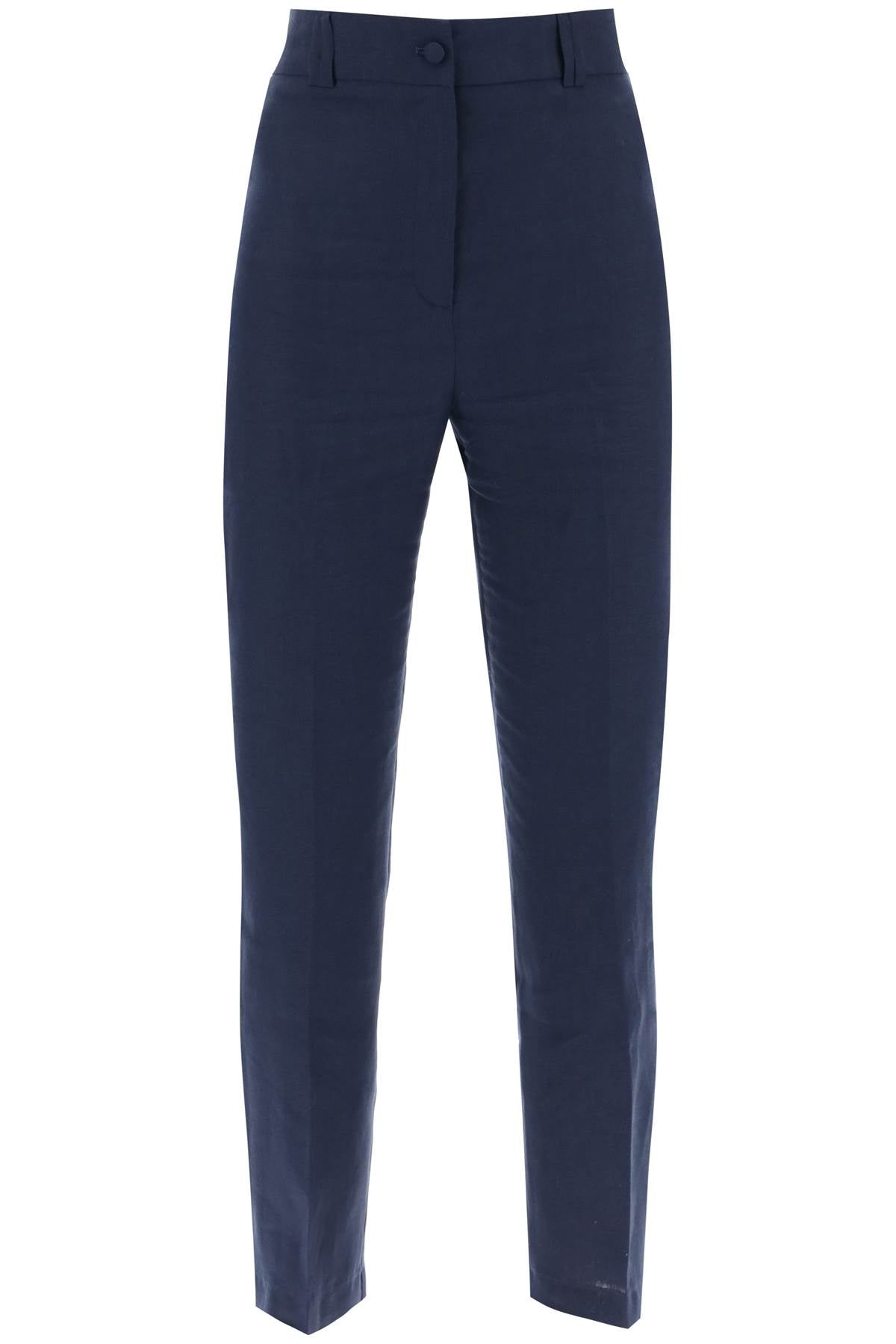 Hebe studio 'loulou' linen trousers