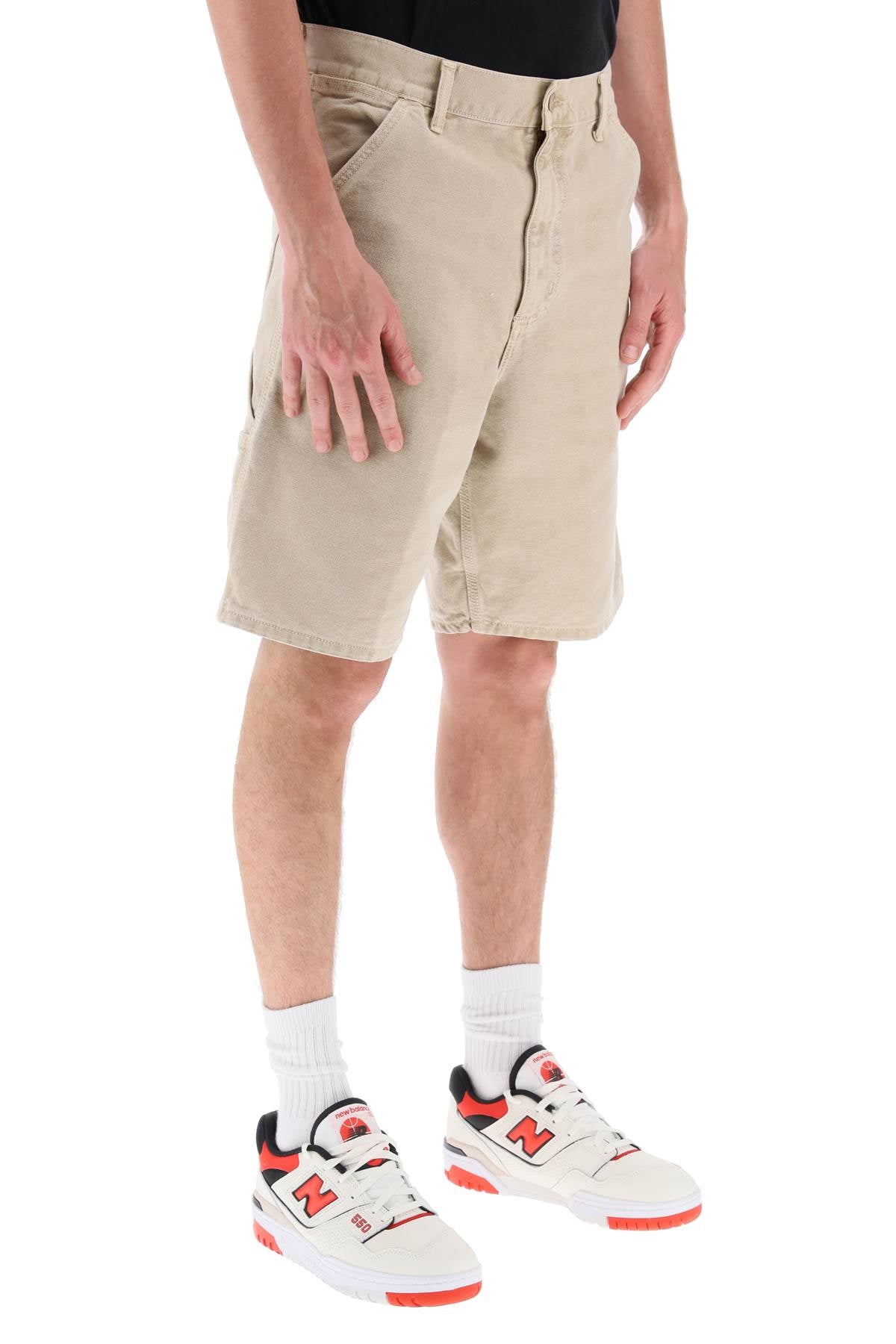 Carhartt wip workwear shorts in organic cotton