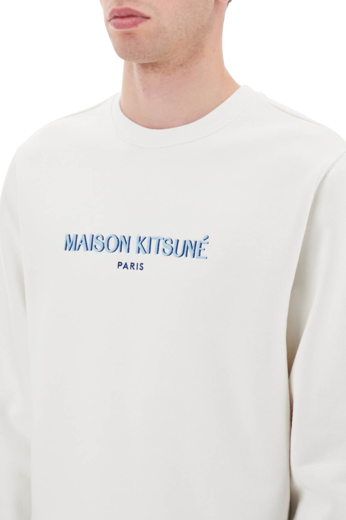 Maison kitsune crew-neck sweatshirt