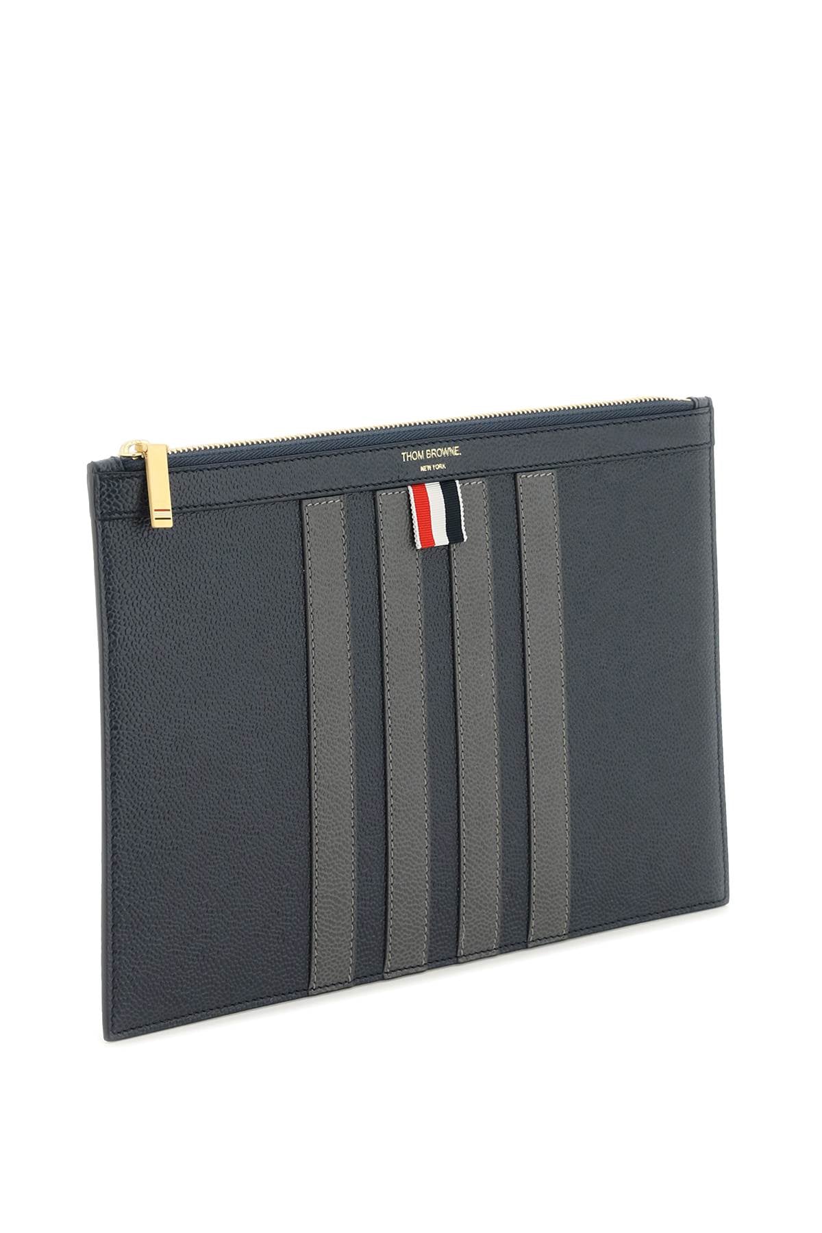 Thom browne '4-bar' pouch