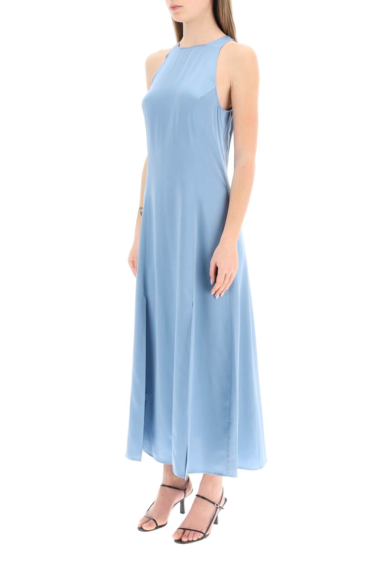 Loulou studio maxi silk slip dress