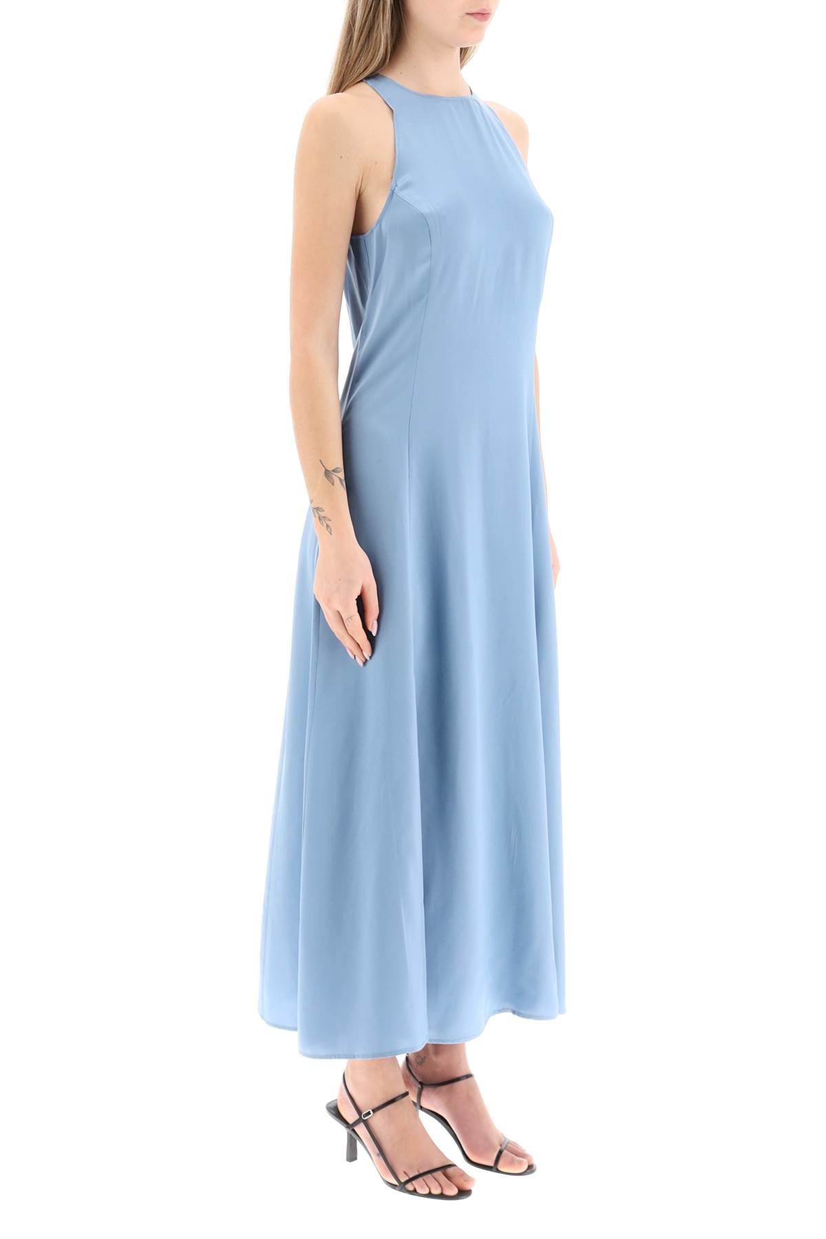 Loulou studio maxi silk slip dress