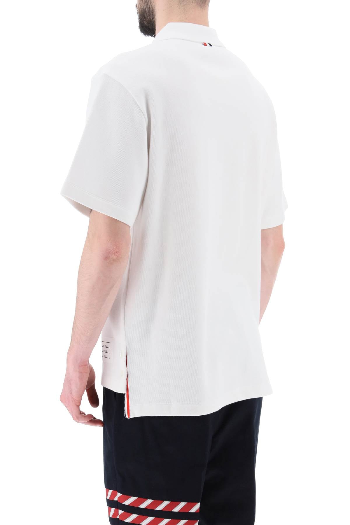 Thom browne cotton polo shirt