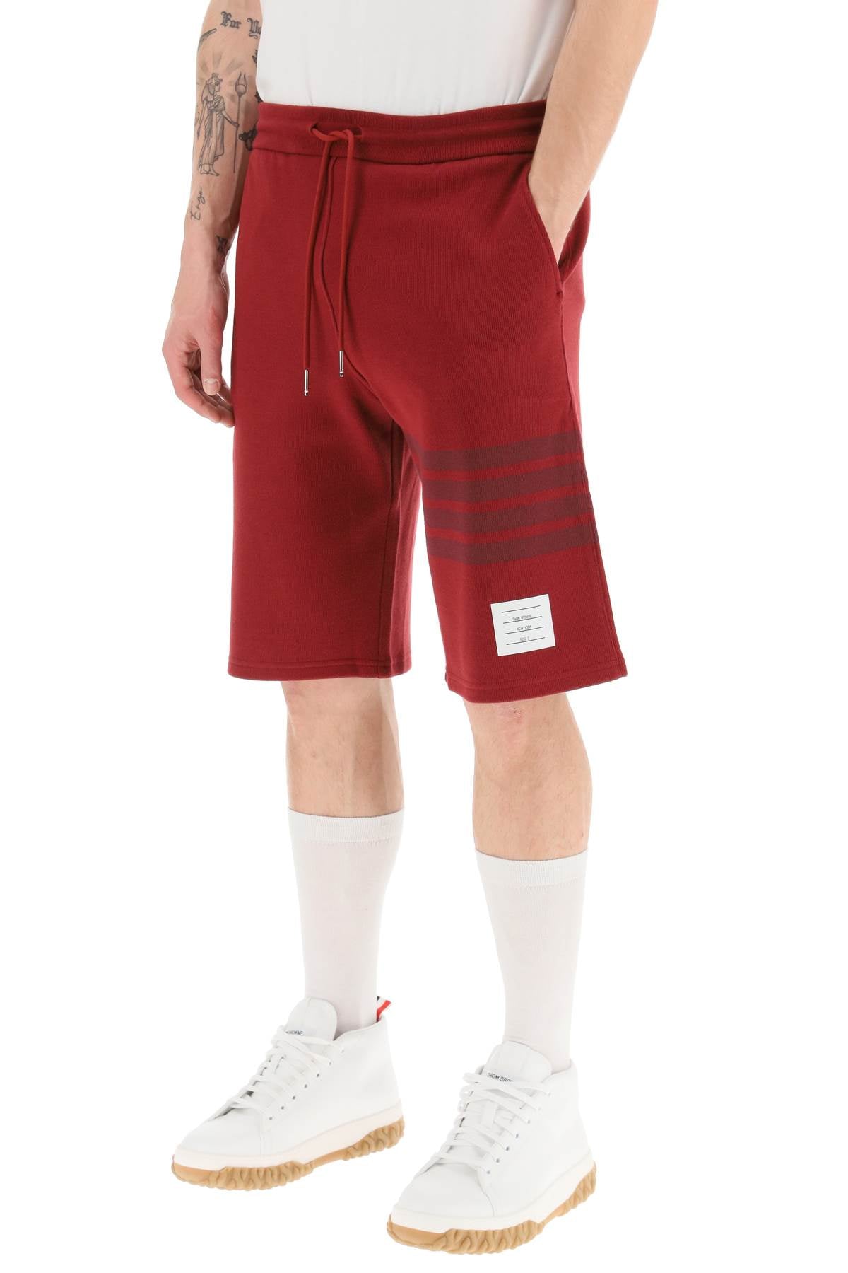 Thom browne 4-bar knit shorts