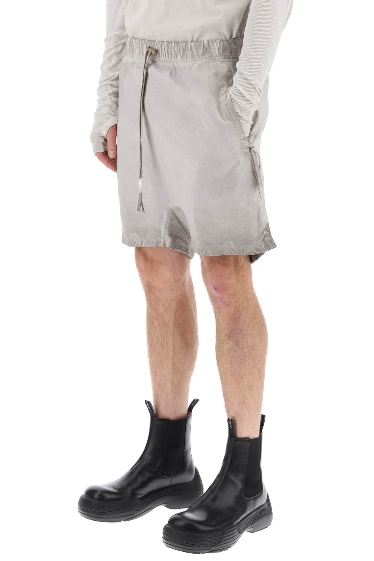 Boris bidjan saberi linen cotton baggy shorts