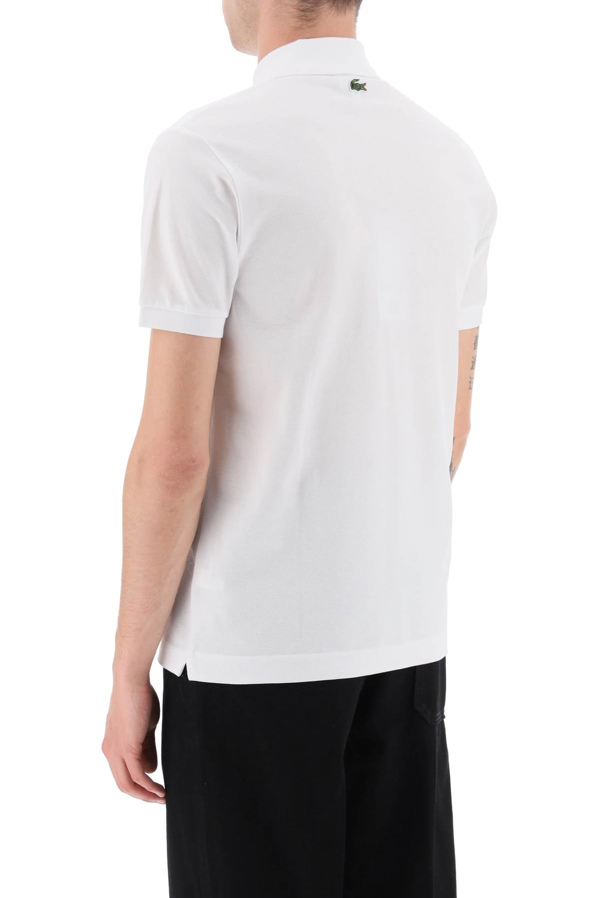 Lacoste netflix la casa de papel polo shirt in organic cotton classic fit