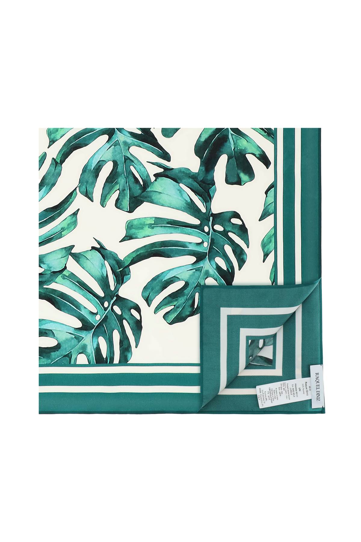 Raquel diniz wild jungle satin foulard