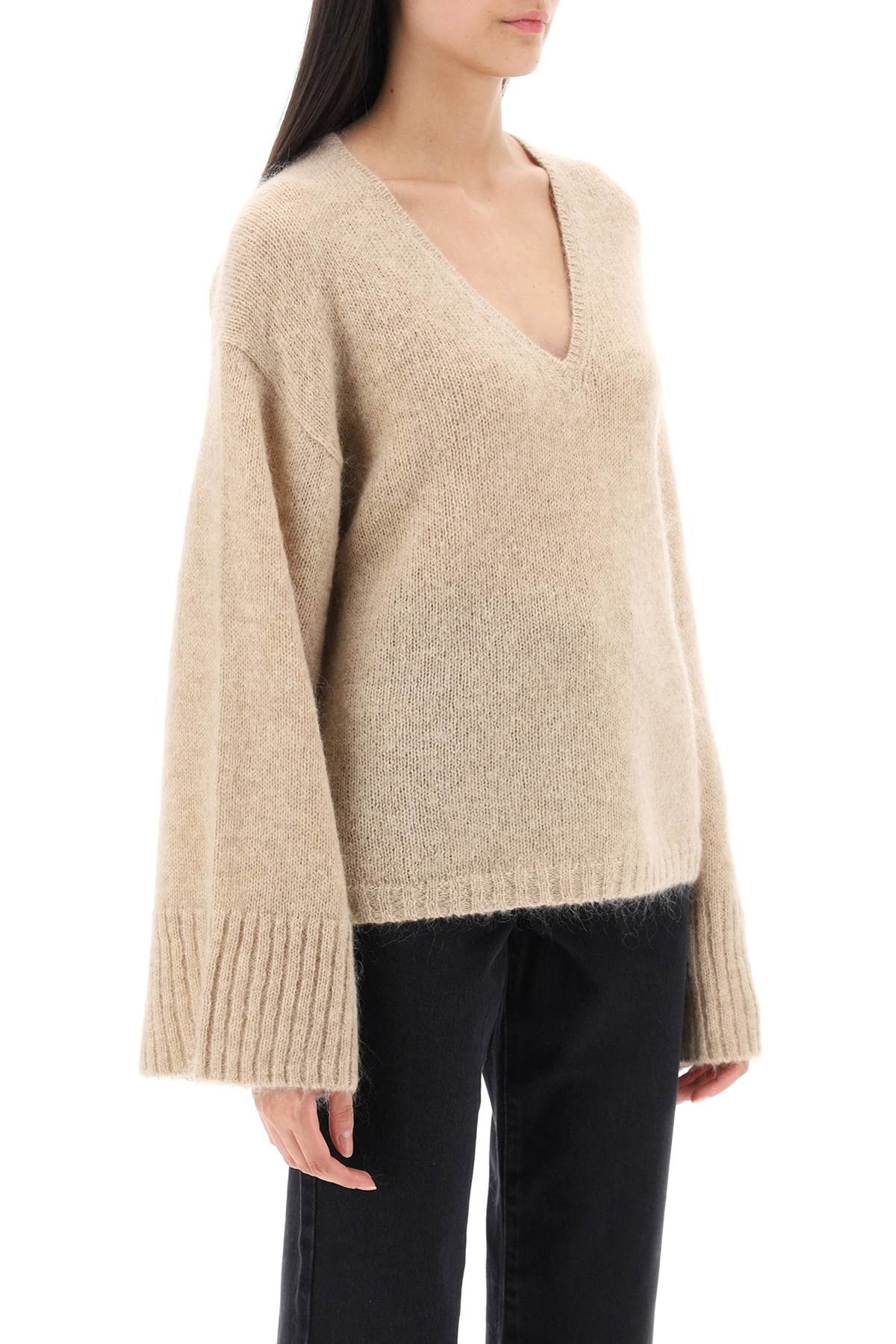 By malene birger wool and mohair cimone sweater